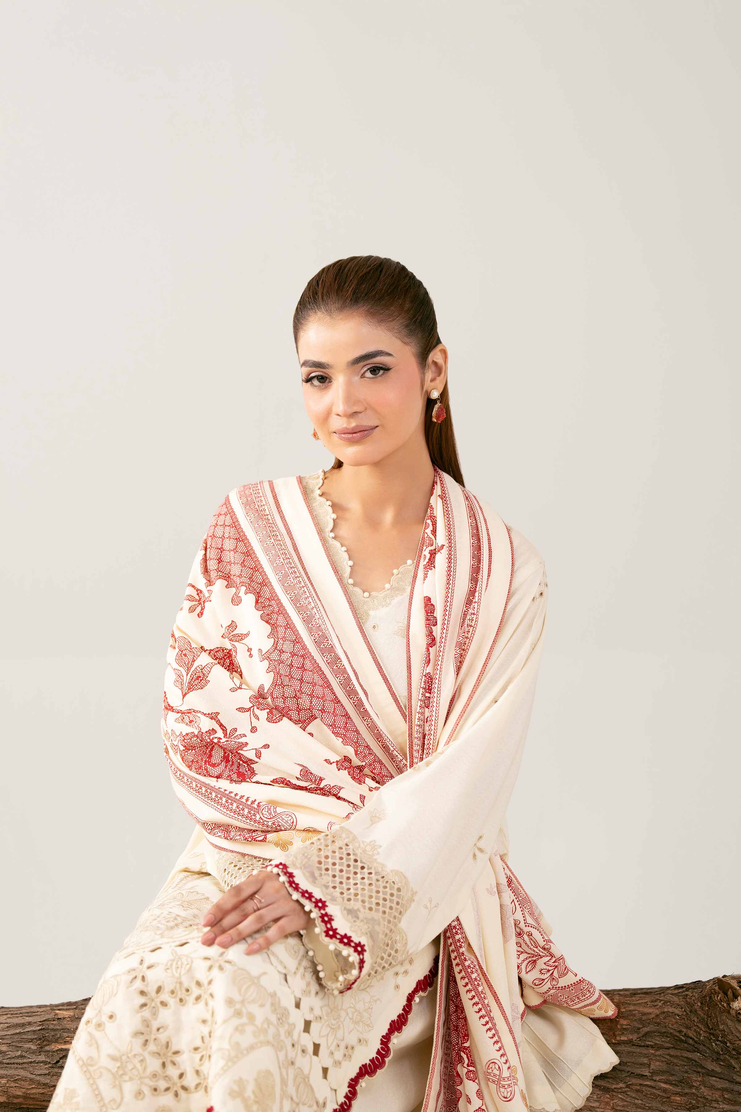 3 Piece - Embroidered Suit - 42502746 for Women - Unstitched Collection | Nishat | Shop Online