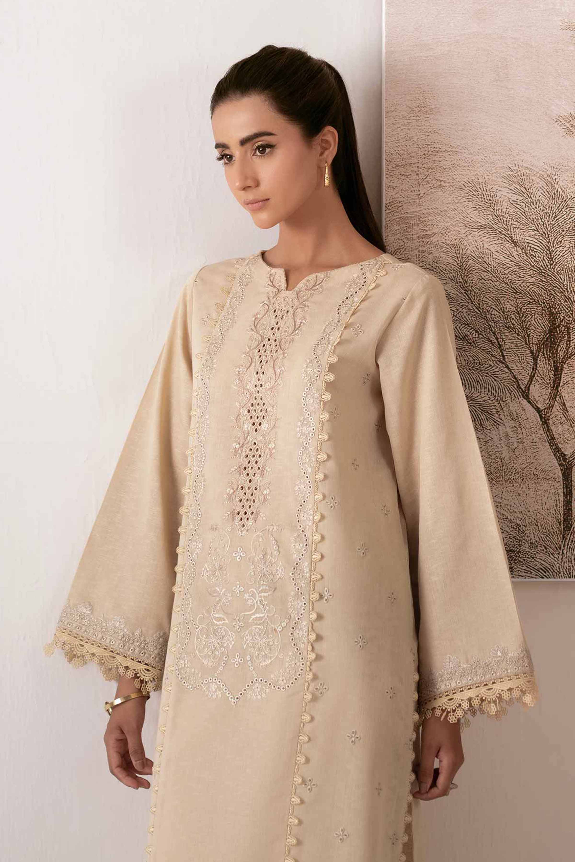 2 Piece - Embroidered Suit - 42502749 for Women - Unstitched Collection | Nishat | Shop Online