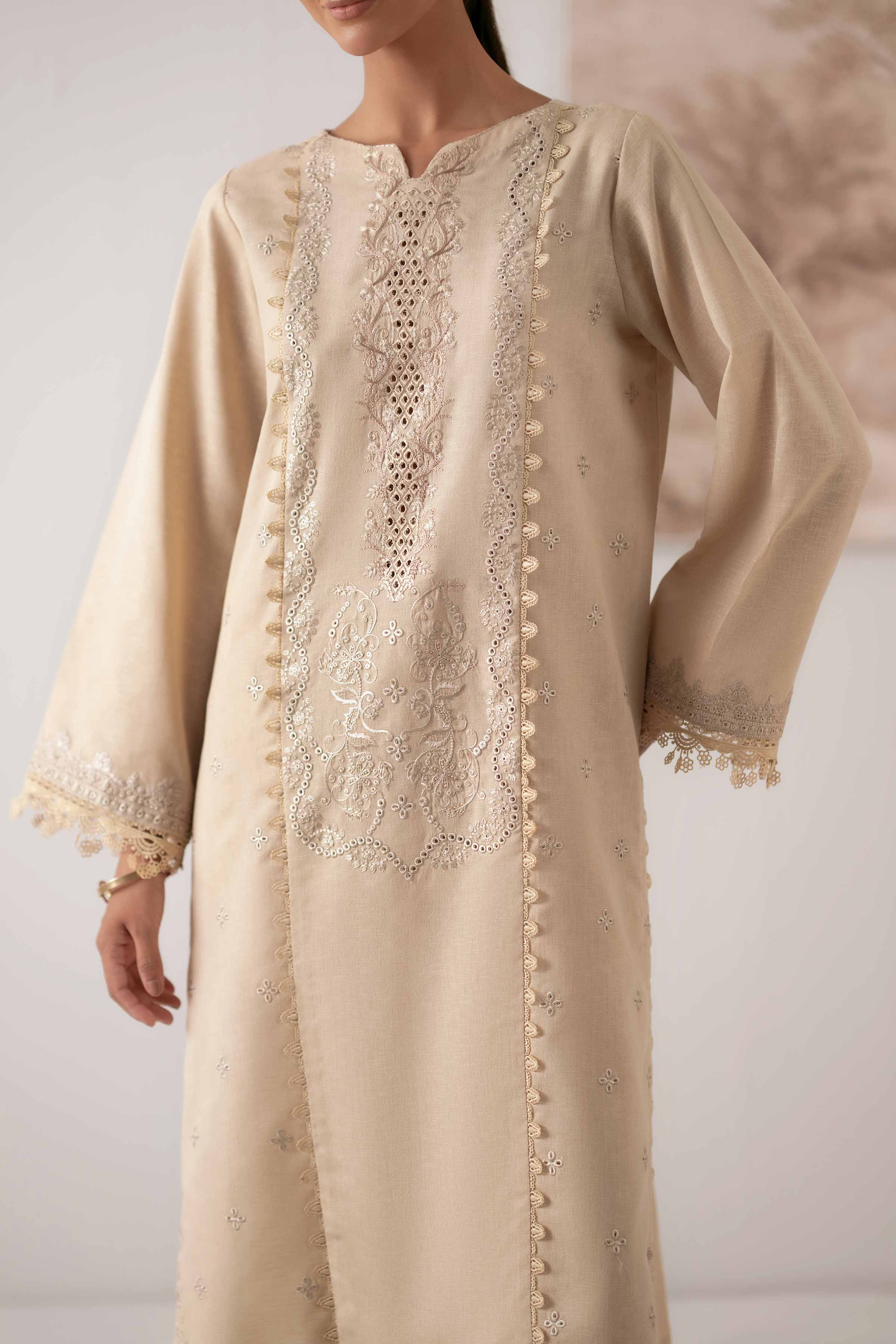 2 Piece - Embroidered Suit - 42502749 for Women - Unstitched Collection | Nishat | Shop Online