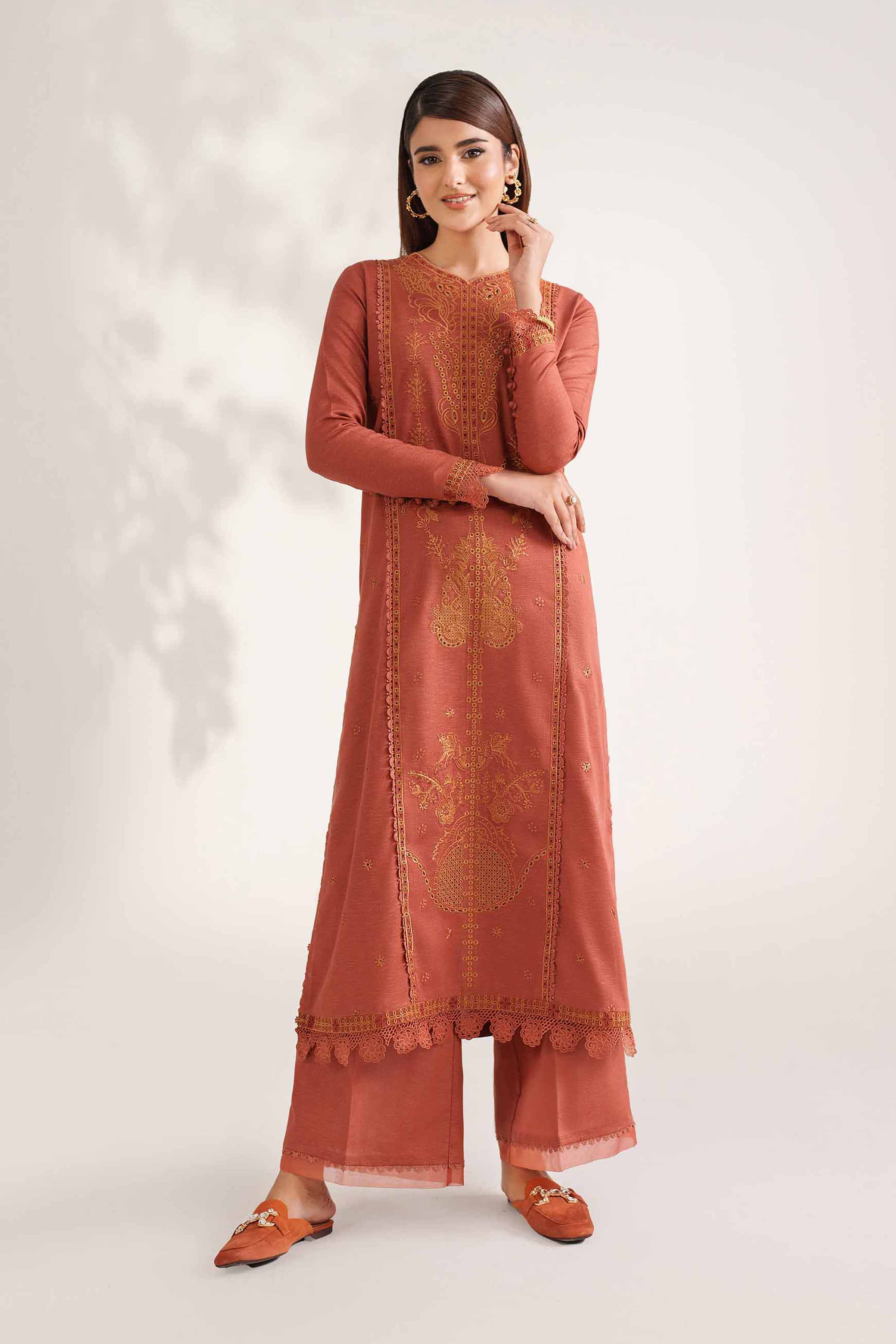 2 Piece - Embroidered Suit - 42502750 for Women - Unstitched Collection | Nishat | Shop Online