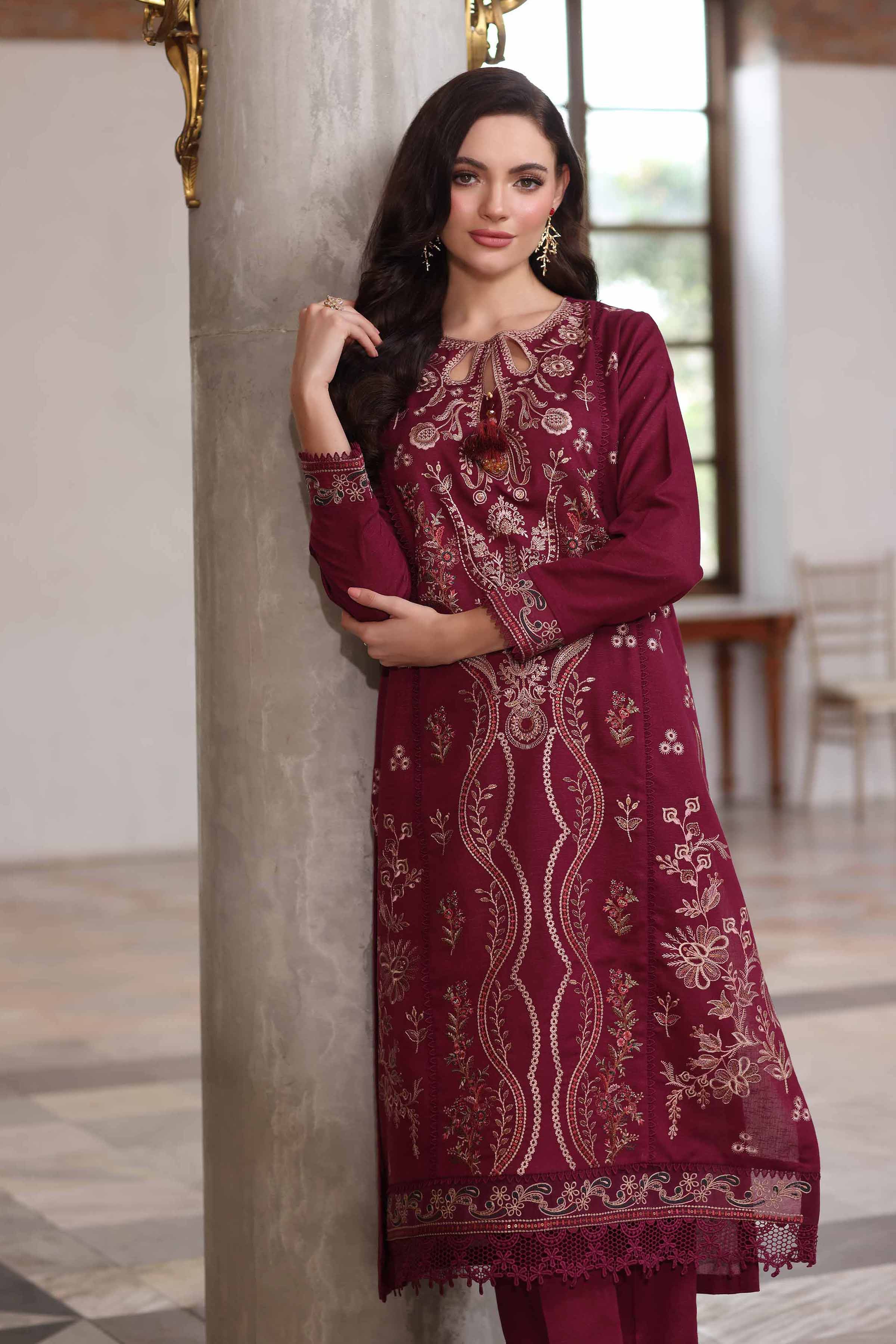 2 Piece - Embroidered Suit - 42502751 for Women - Unstitched Collection | Nishat | Shop Online