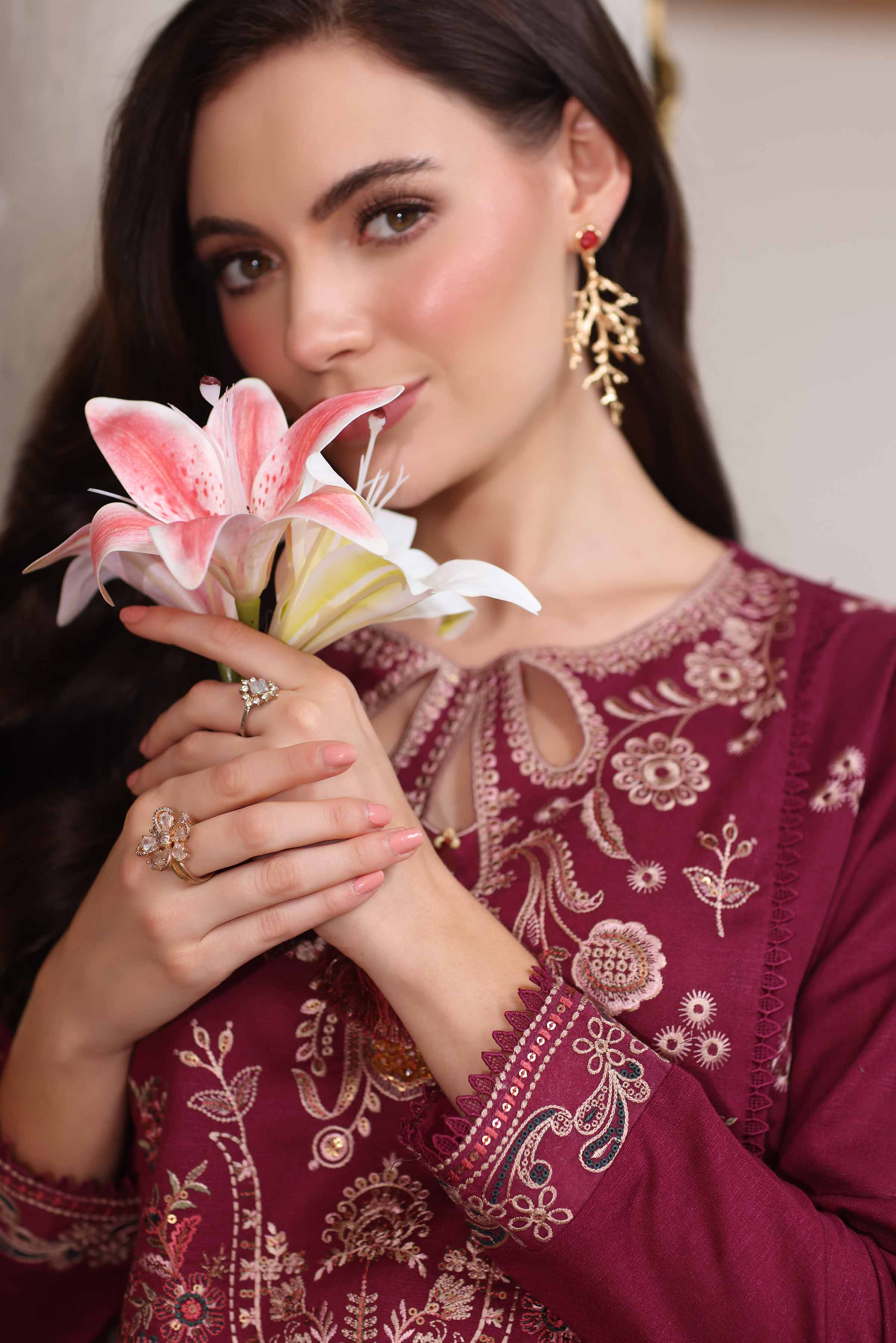 2 Piece - Embroidered Suit - 42502751 for Women - Unstitched Collection | Nishat | Shop Online
