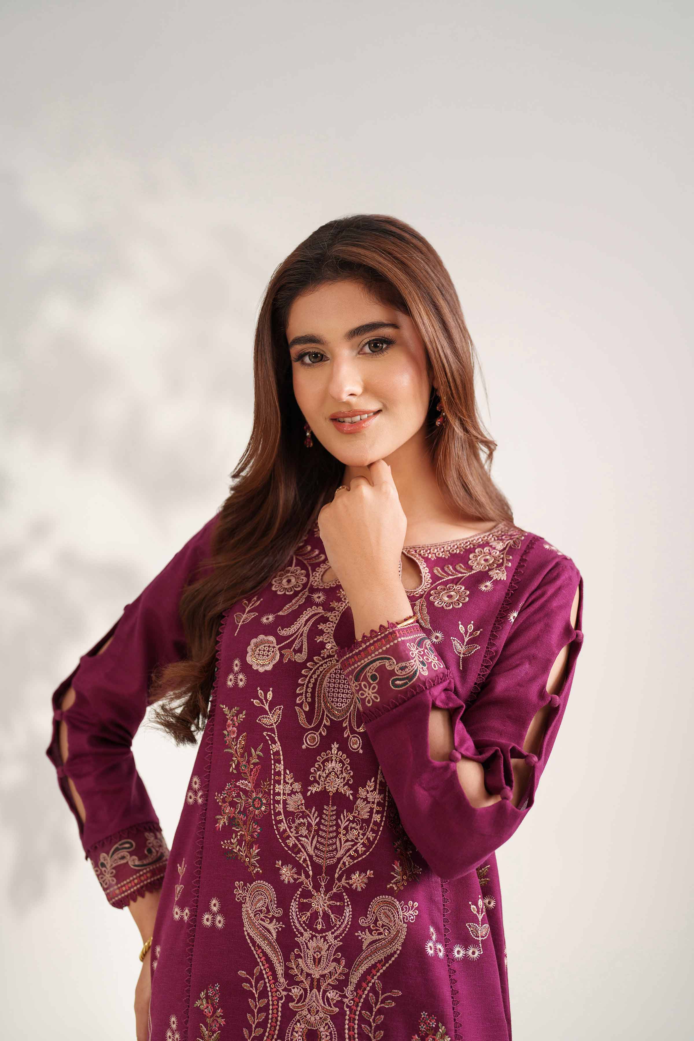 2 Piece - Embroidered Suit - 42502751 for Women - Unstitched Collection | Nishat | Shop Online