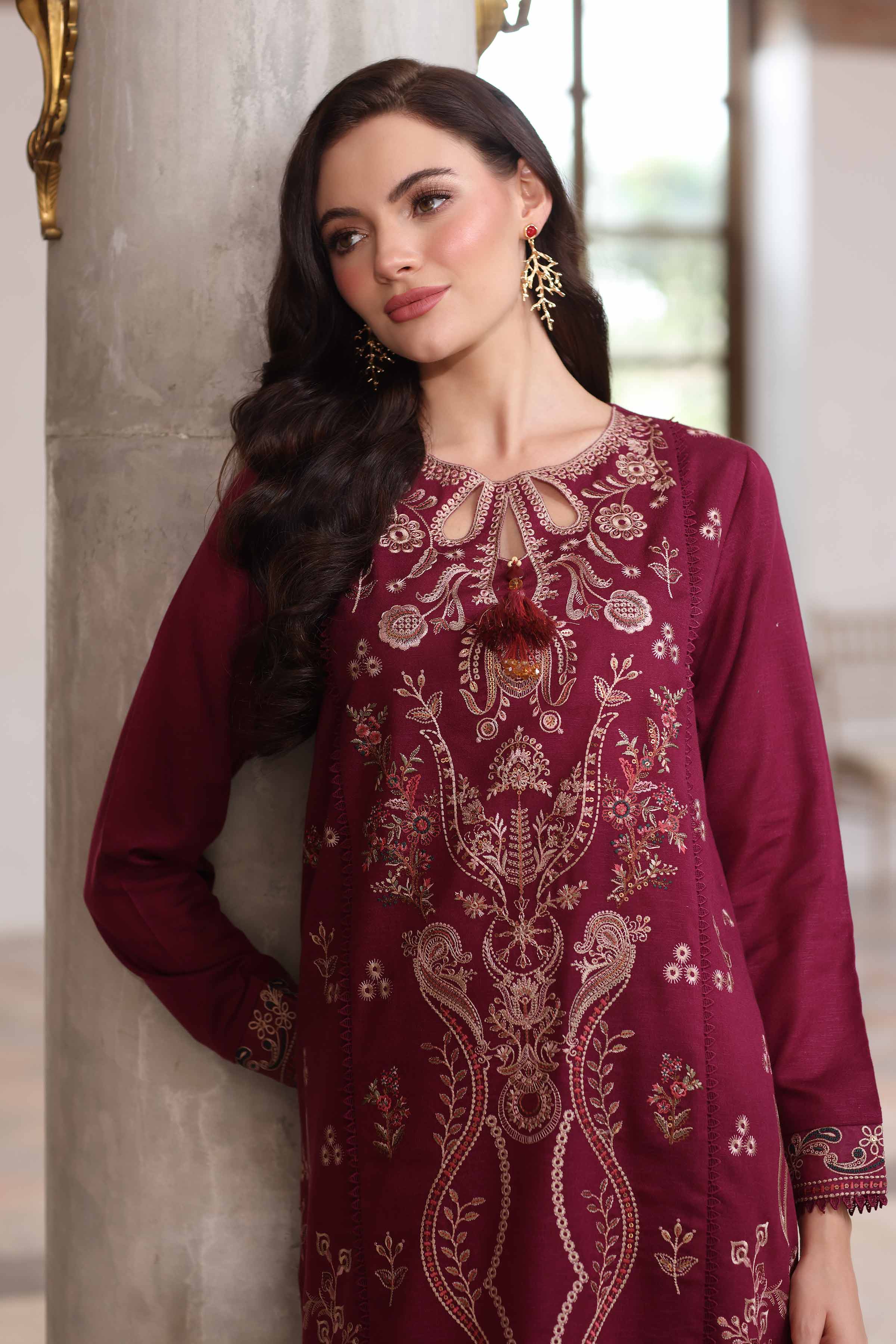 2 Piece - Embroidered Suit - 42502751 for Women - Unstitched Collection | Nishat | Shop Online