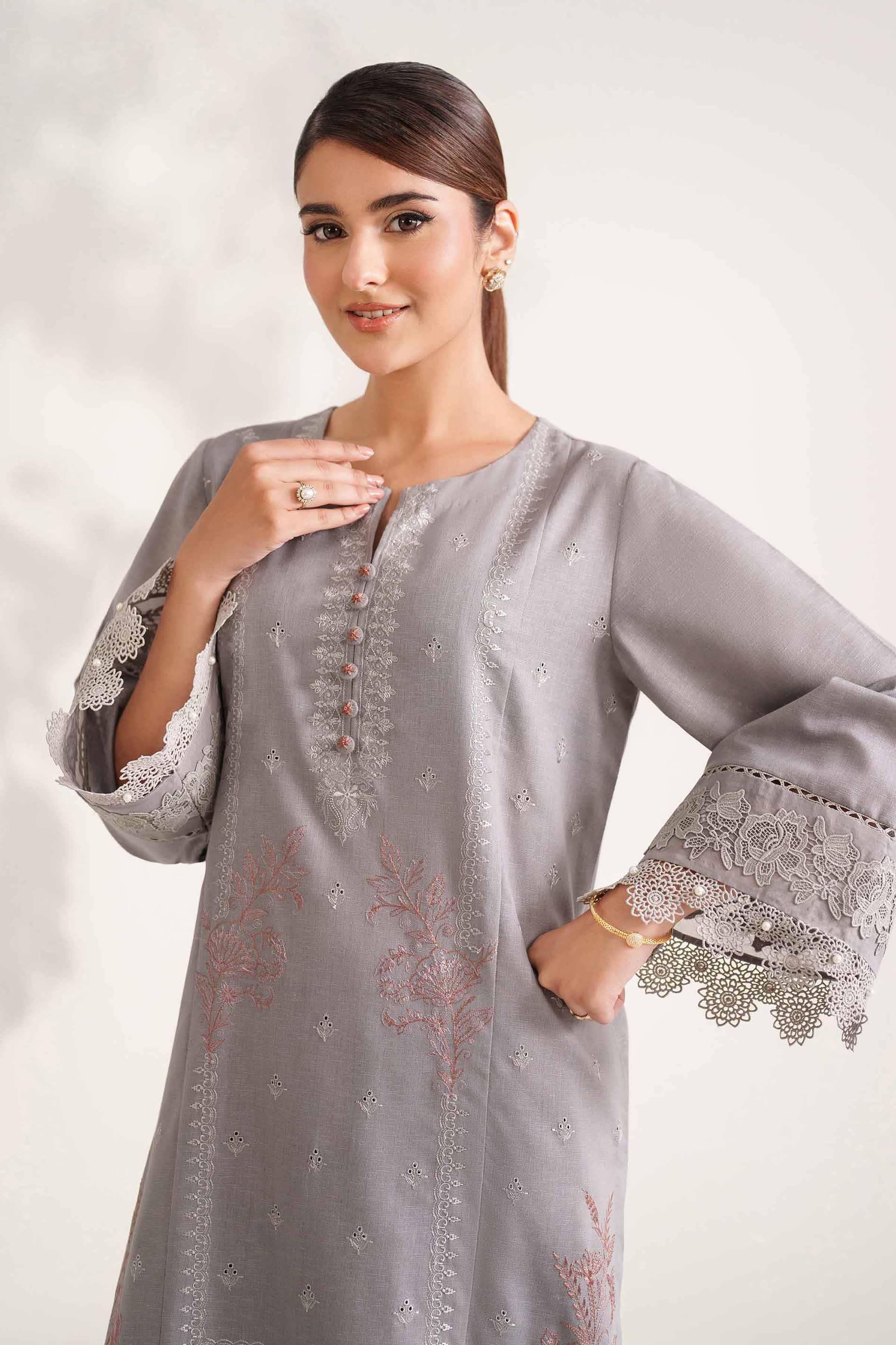 2 Piece - Embroidered Suit - 42502753 for Women - Unstitched Collection | Nishat | Shop Online