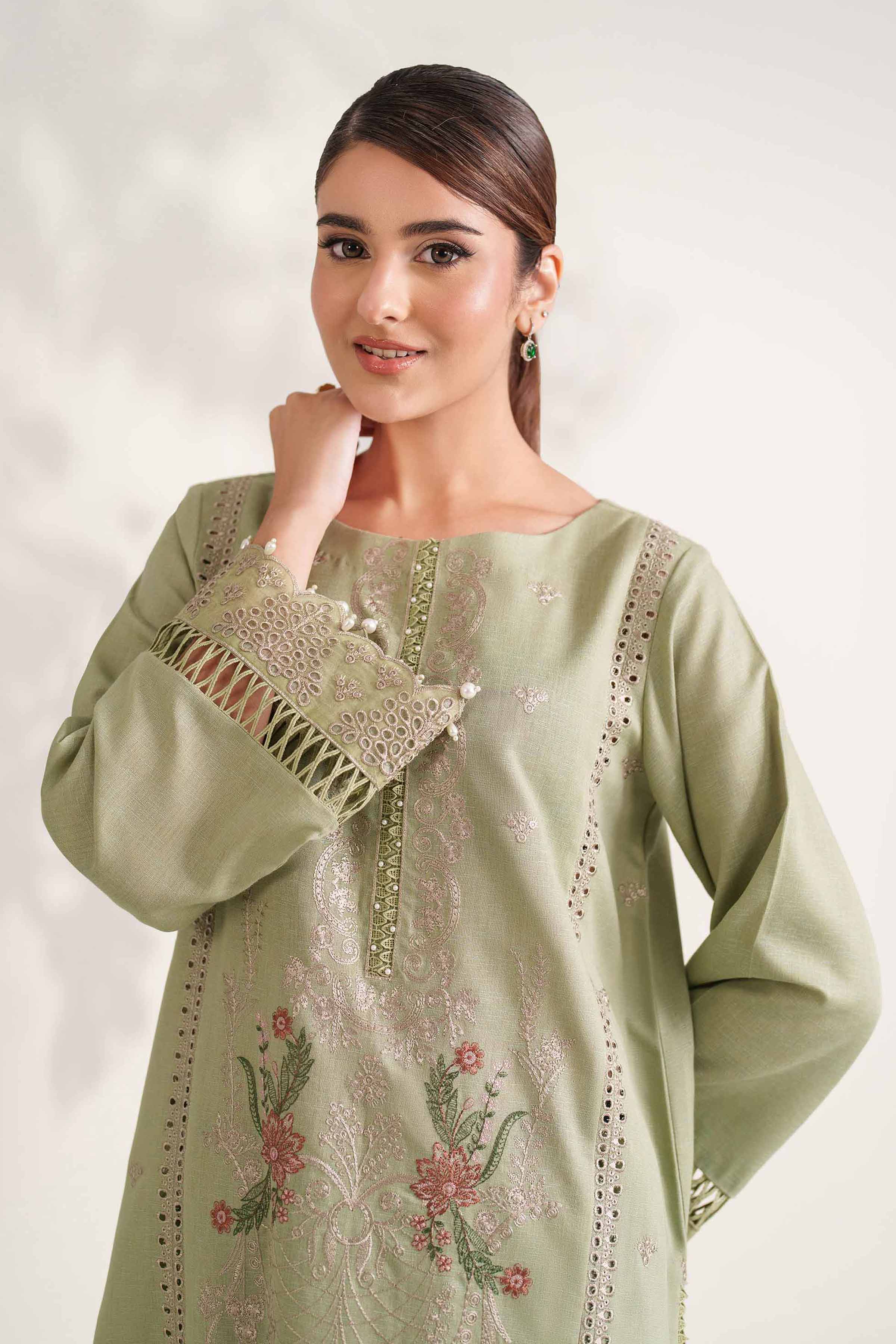 2 Piece - Embroidered Suit - 42502754 for Women - Unstitched Collection | Nishat | Shop Online