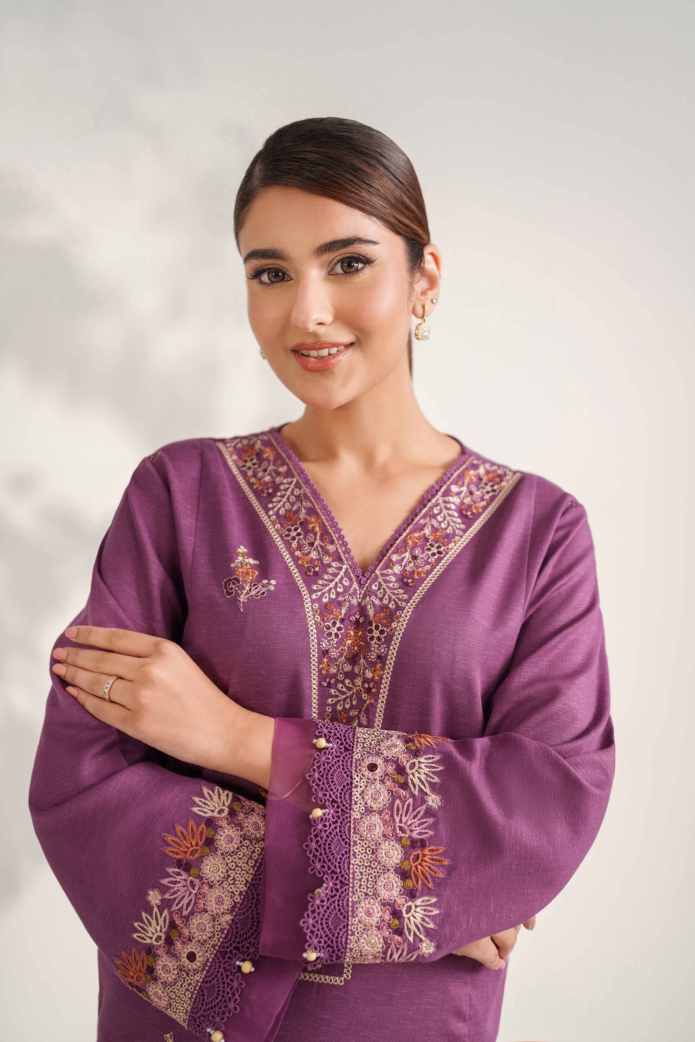 2 Piece - Embroidered Suit - 42502755 for Women - Unstitched Collection | Nishat | Shop Online