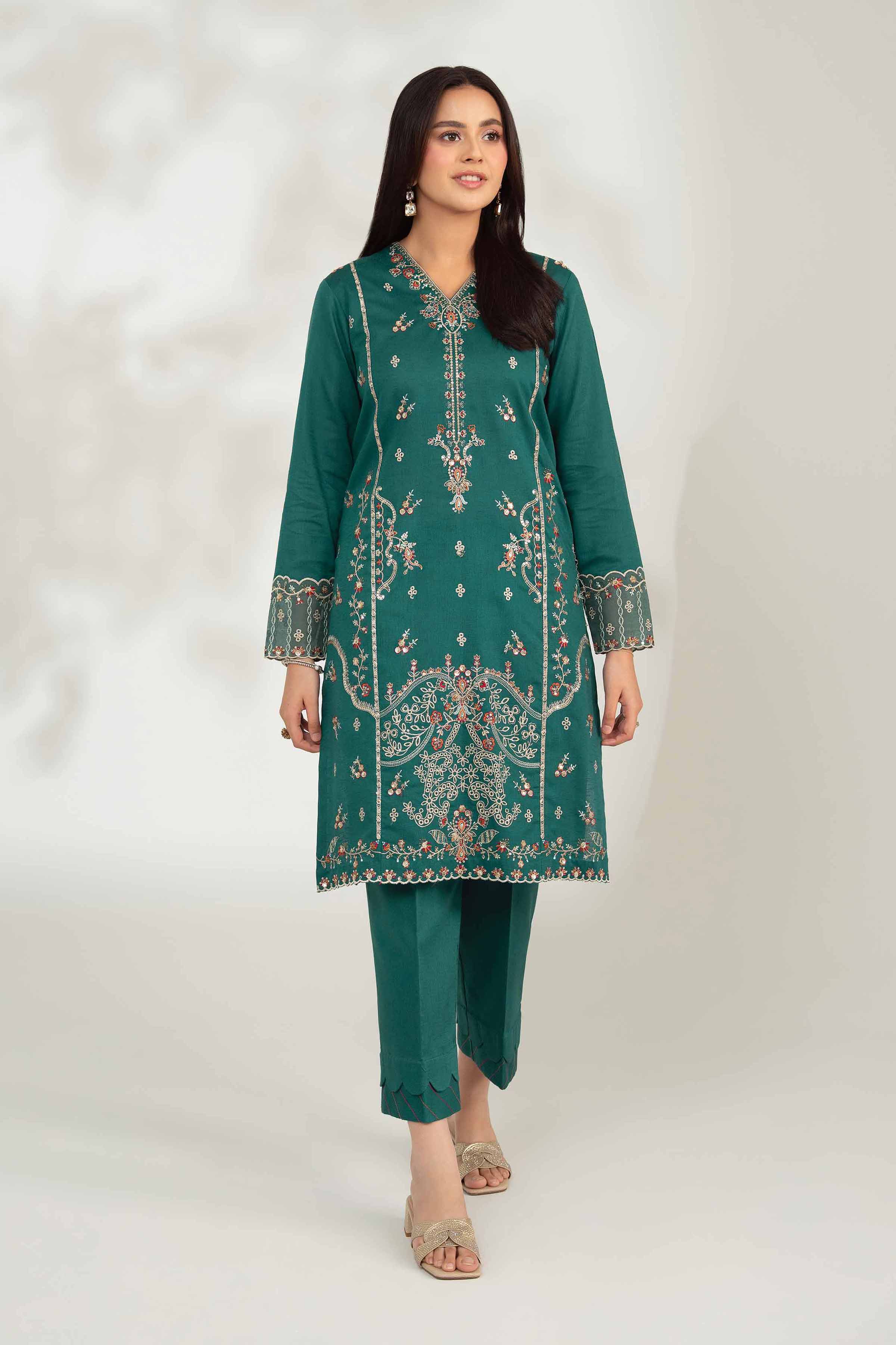 2 Piece - Embroidered Suit - 42502758 for Women - Unstitched Collection | Nishat | Shop Online