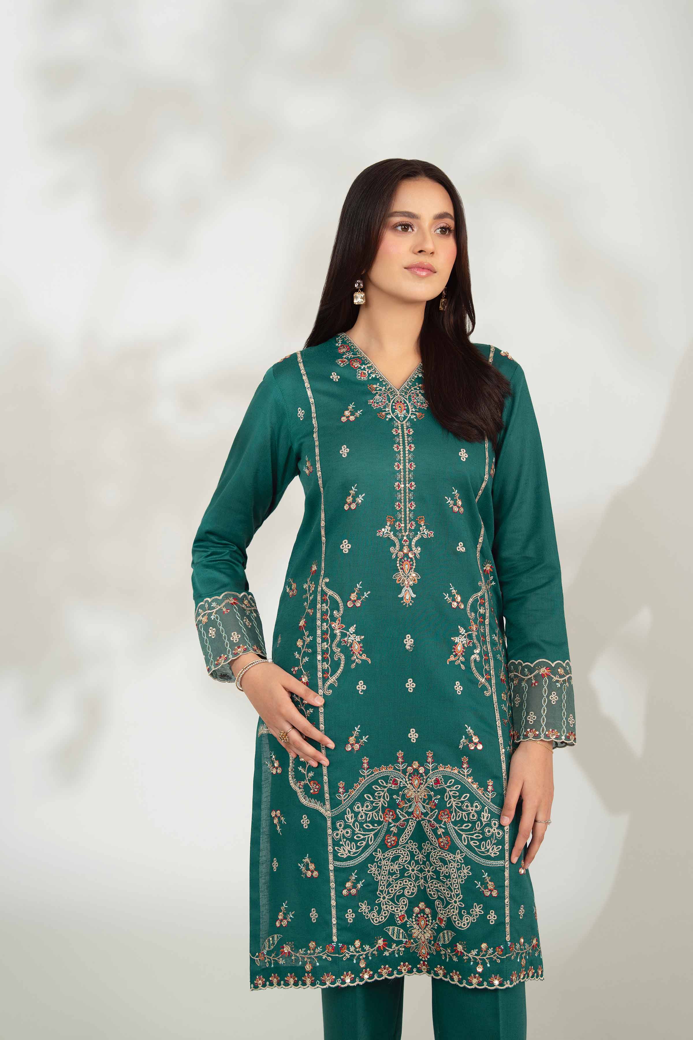 2 Piece - Embroidered Suit - 42502758 for Women - Unstitched Collection | Nishat | Shop Online