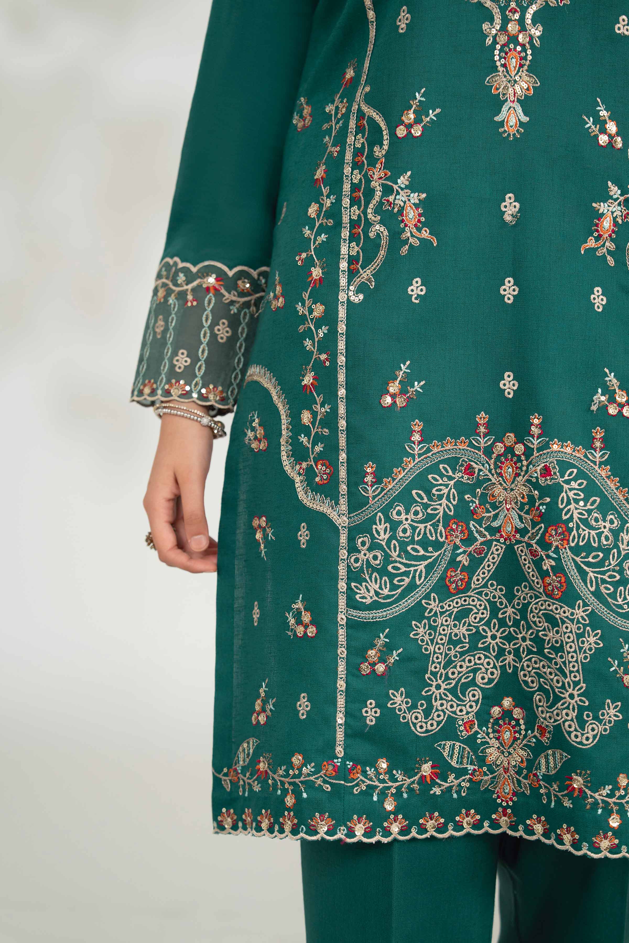 2 Piece - Embroidered Suit - 42502758 for Women - Unstitched Collection | Nishat | Shop Online