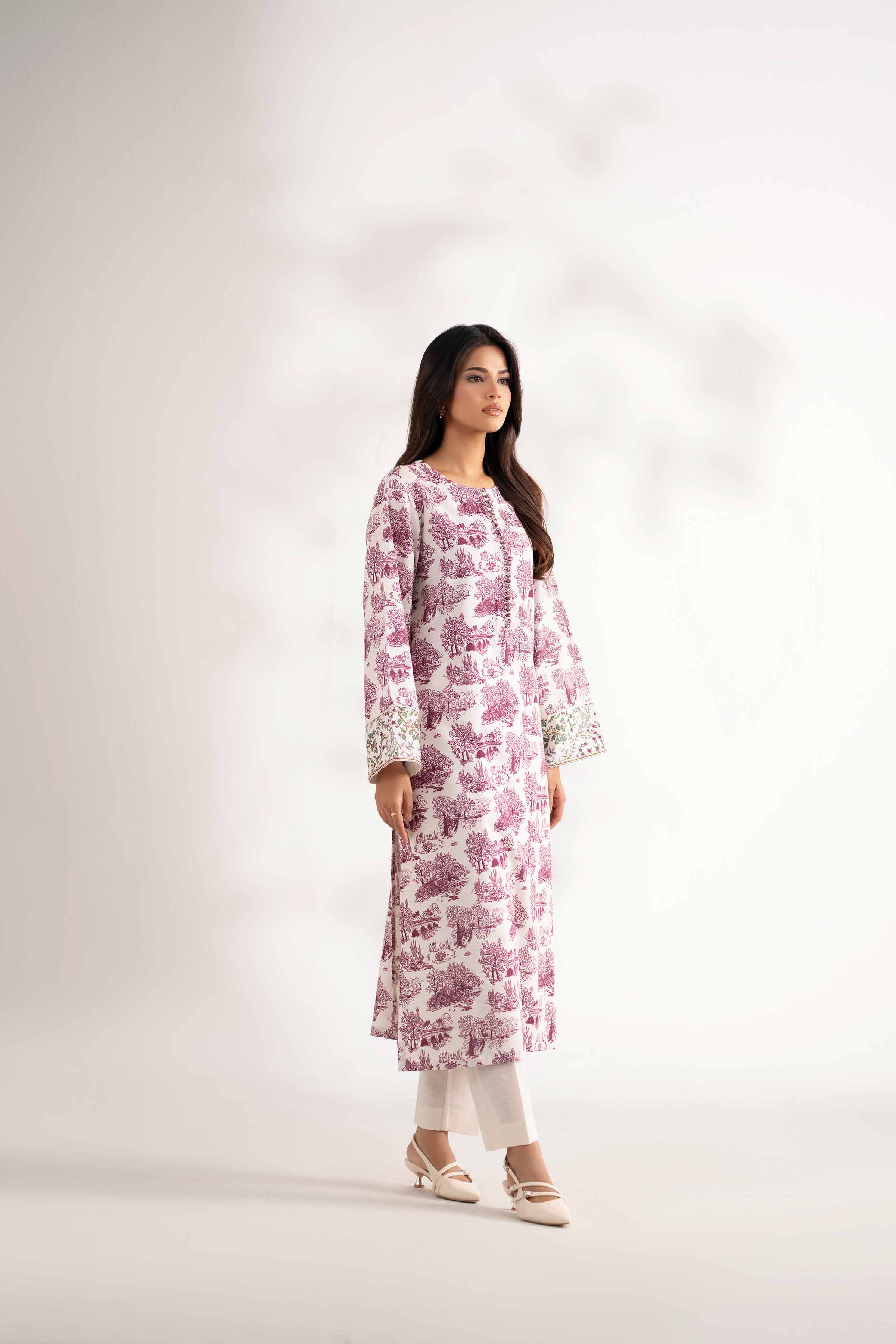 2 Piece - Printed Suit - 42502759 for Women - Unstitched Collection | Nishat | Shop Online
