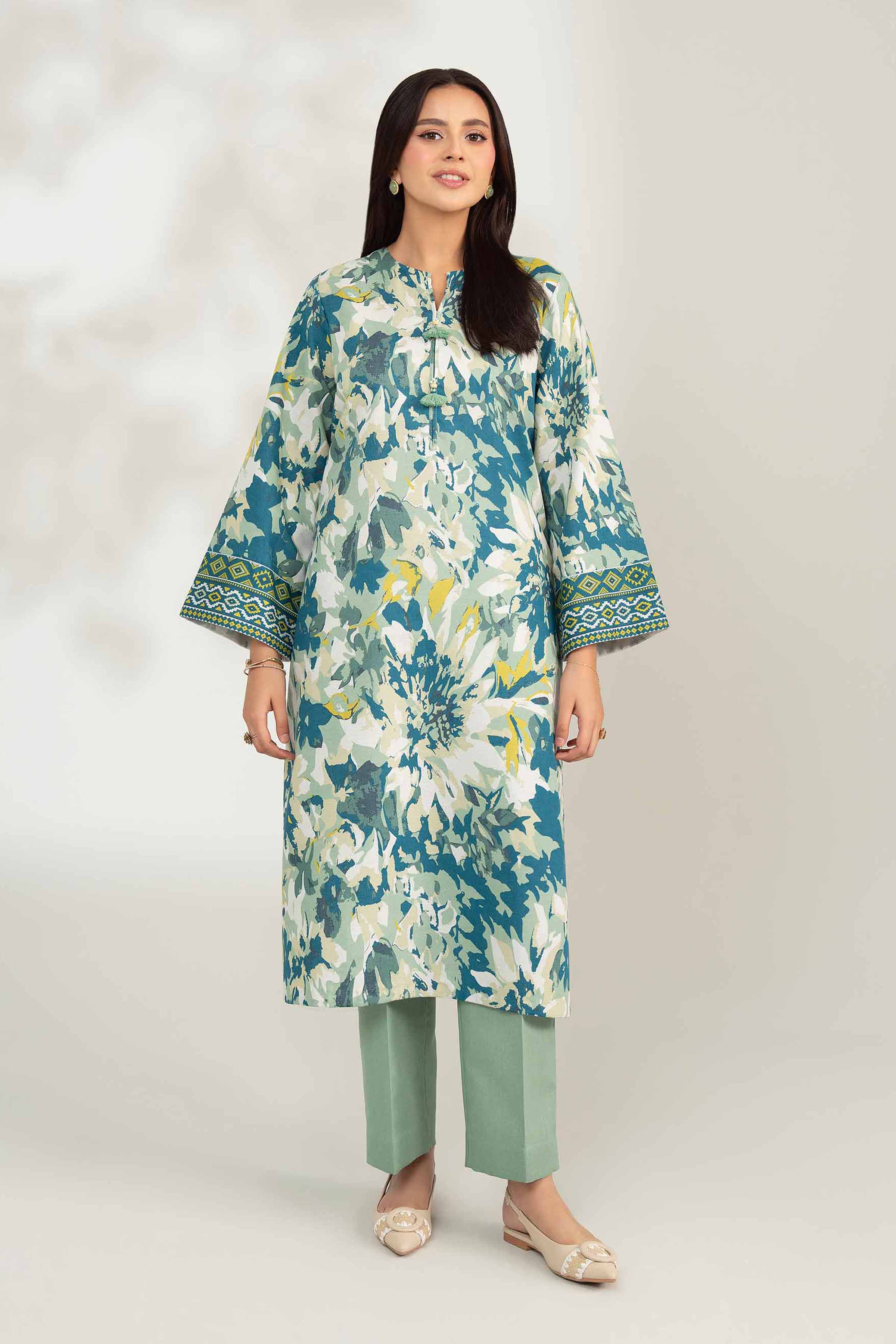 2 Piece - Printed Suit - 42502764 for Women - Unstitched Collection | Nishat | Shop Online
