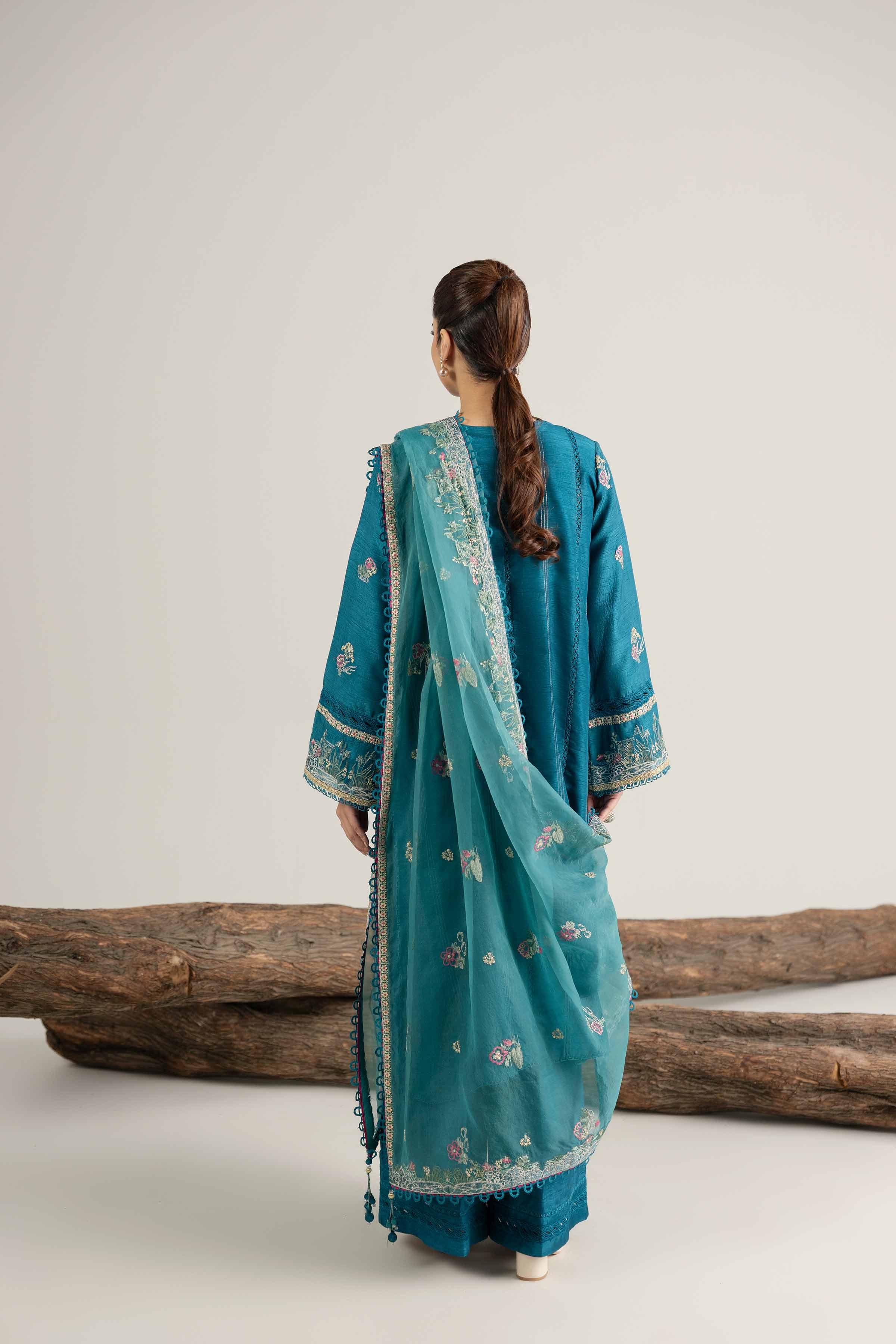 3 Piece - Embroidered Suit - 42502769 for Women - Unstitched Collection | Nishat | Shop Online