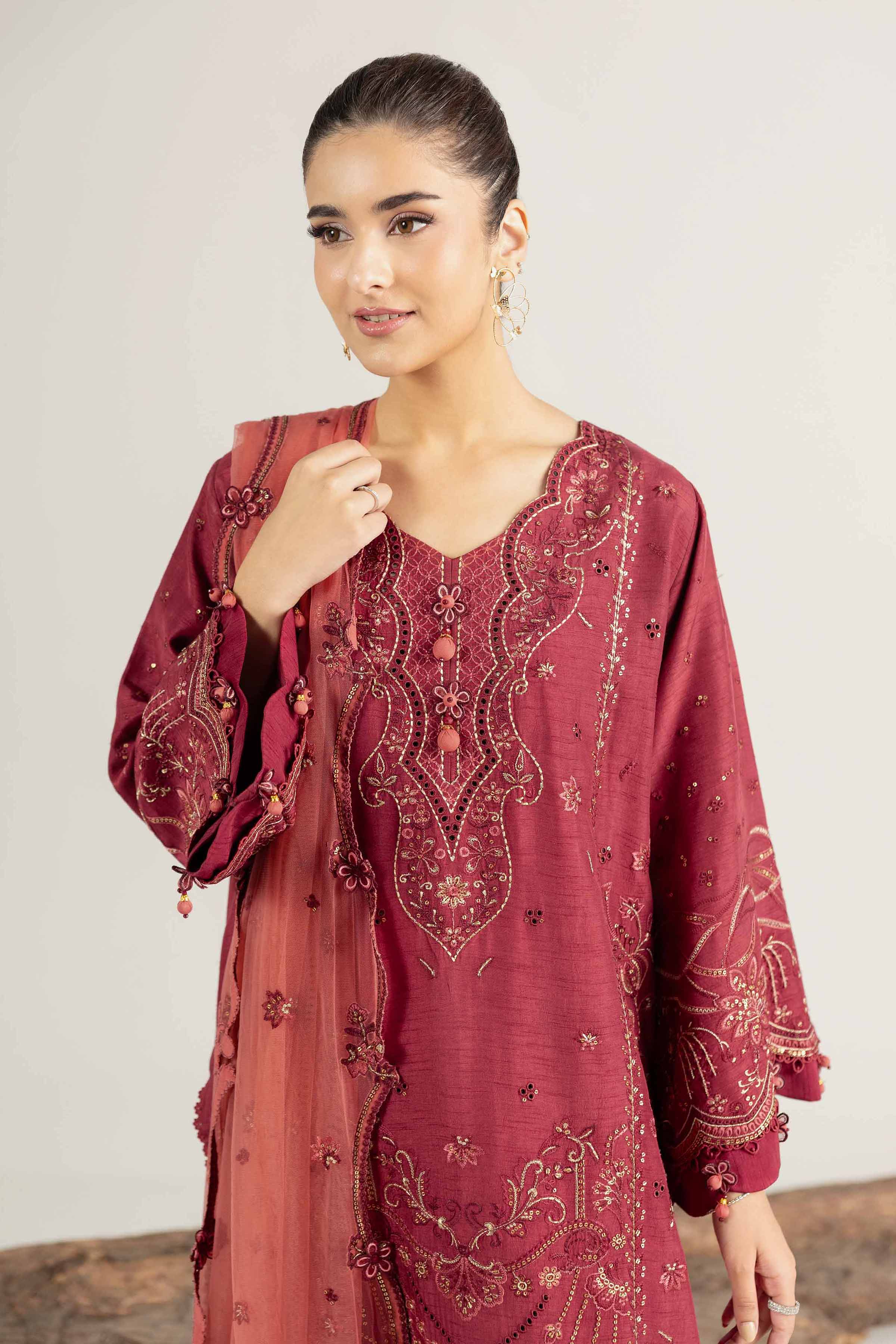 3 Piece - Embroidered Suit - 42502772 for Women - Unstitched Collection | Nishat | Shop Online