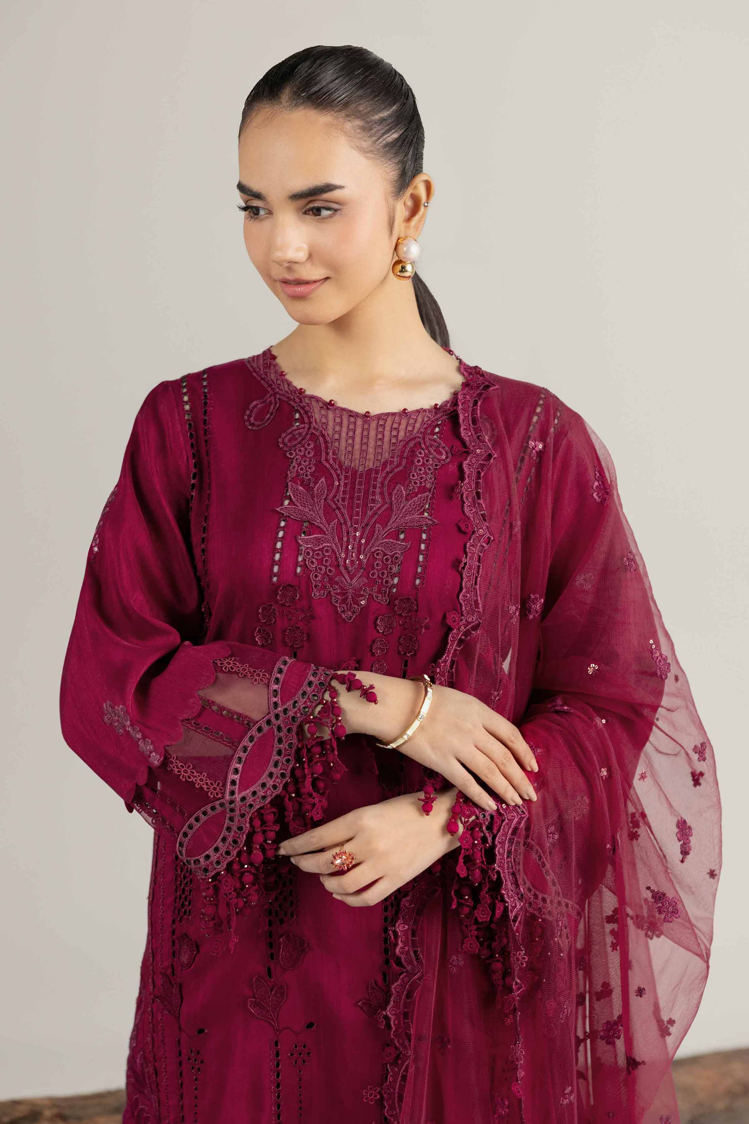 3 Piece - Embroidered Suit - 42502773 for Women - Unstitched Collection | Nishat | Shop Online