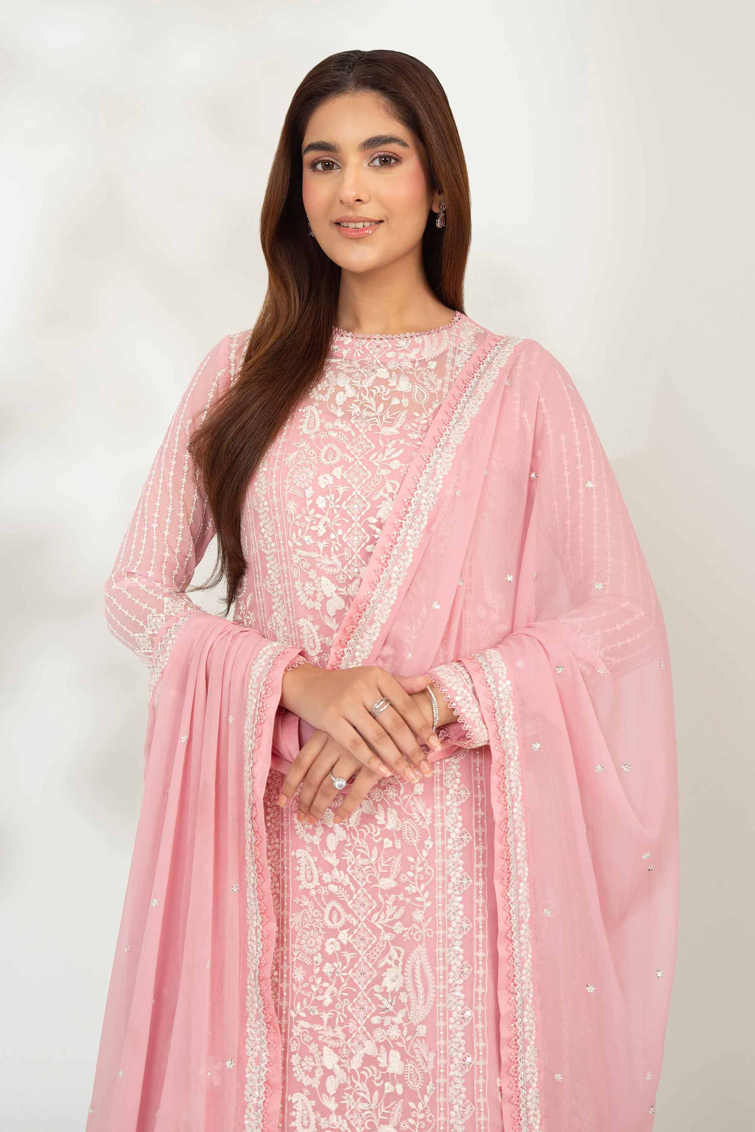 3 Piece - Embroidered Suit - 42502774 for Women - Unstitched Collection | Nishat | Shop Online