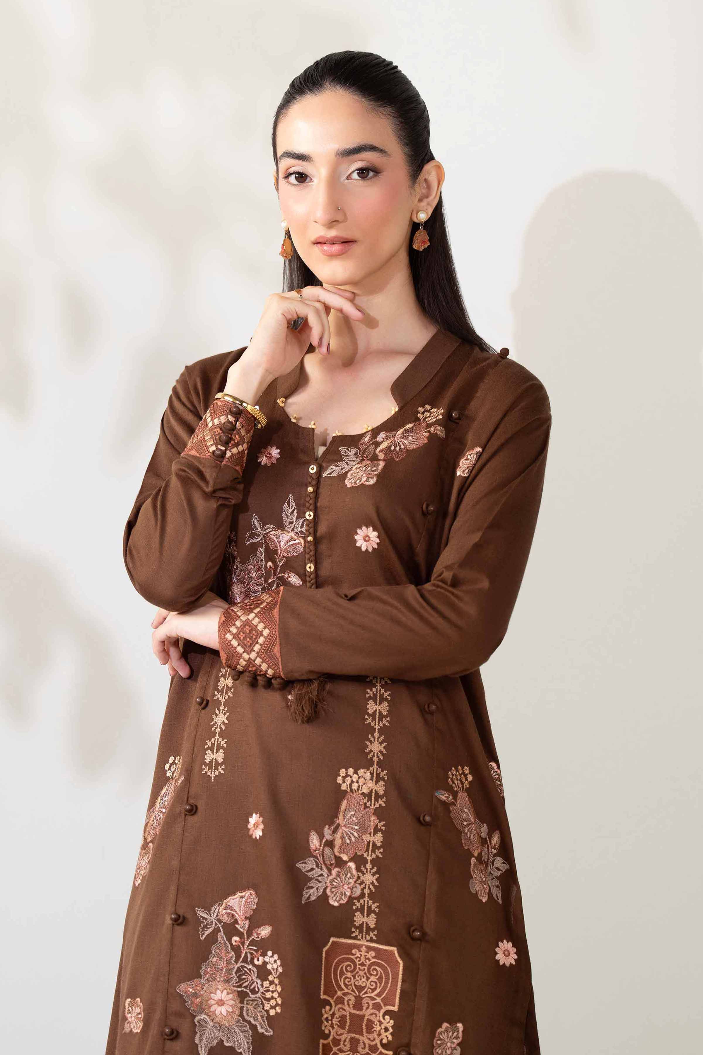 2 Piece - Embroidered Suit - 42502799 for Women - Unstitched Collection | Nishat | Shop Online