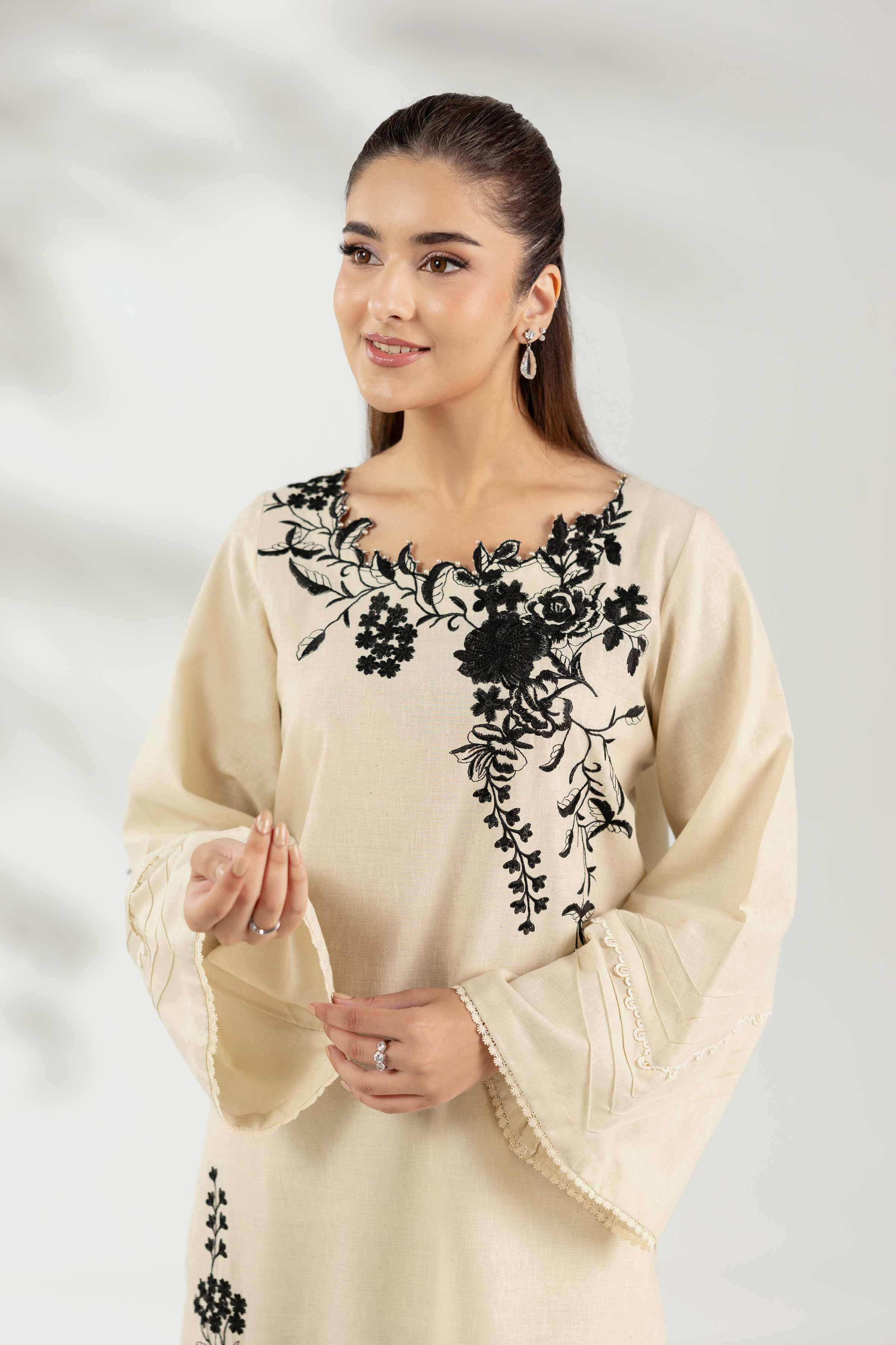 2 Piece - Embroidered Suit - 42502802 for Women - Unstitched Collection | Nishat | Shop Online