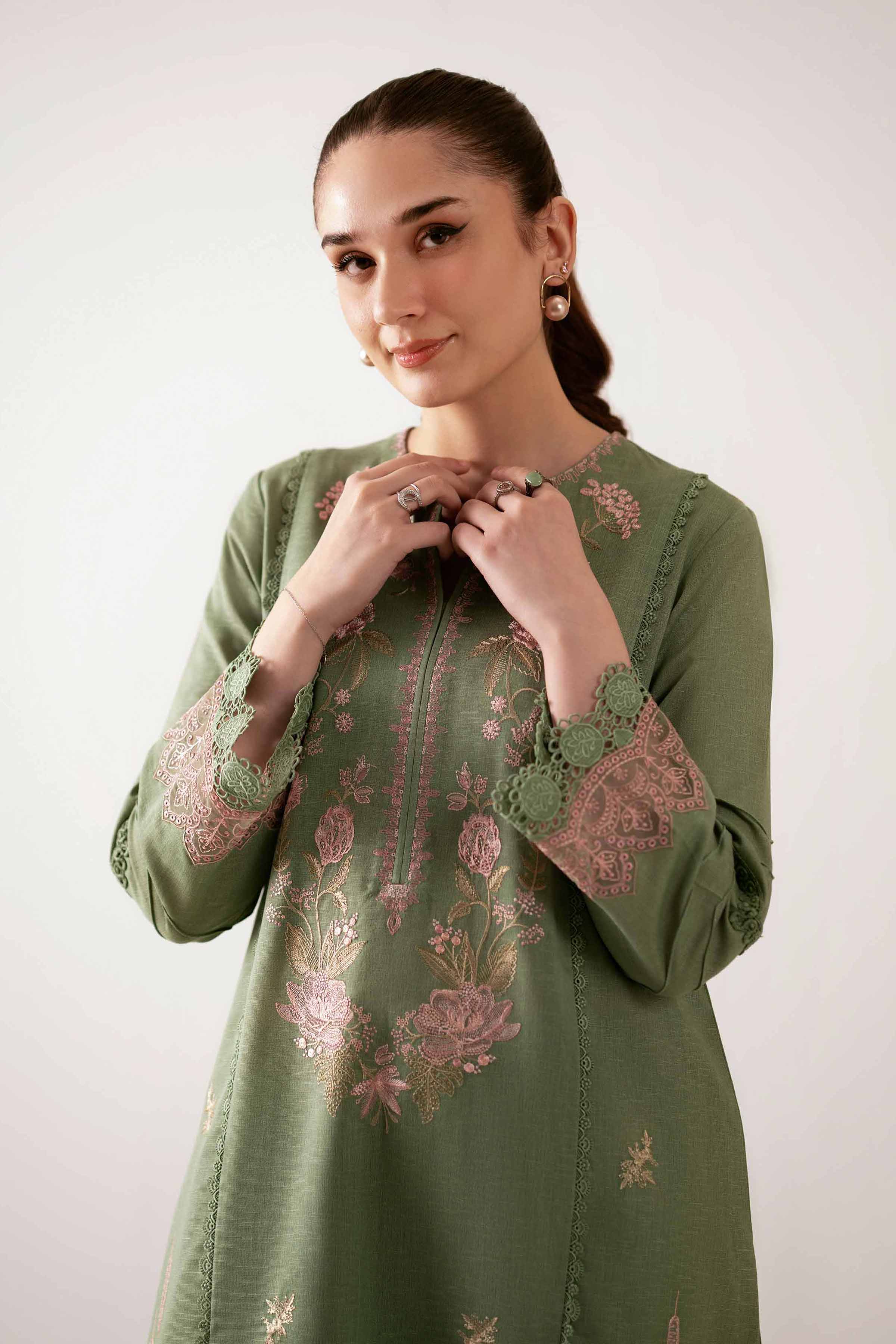 2 Piece - Embroidered Suit - 42502804 for Women - Unstitched Collection | Nishat | Shop Online