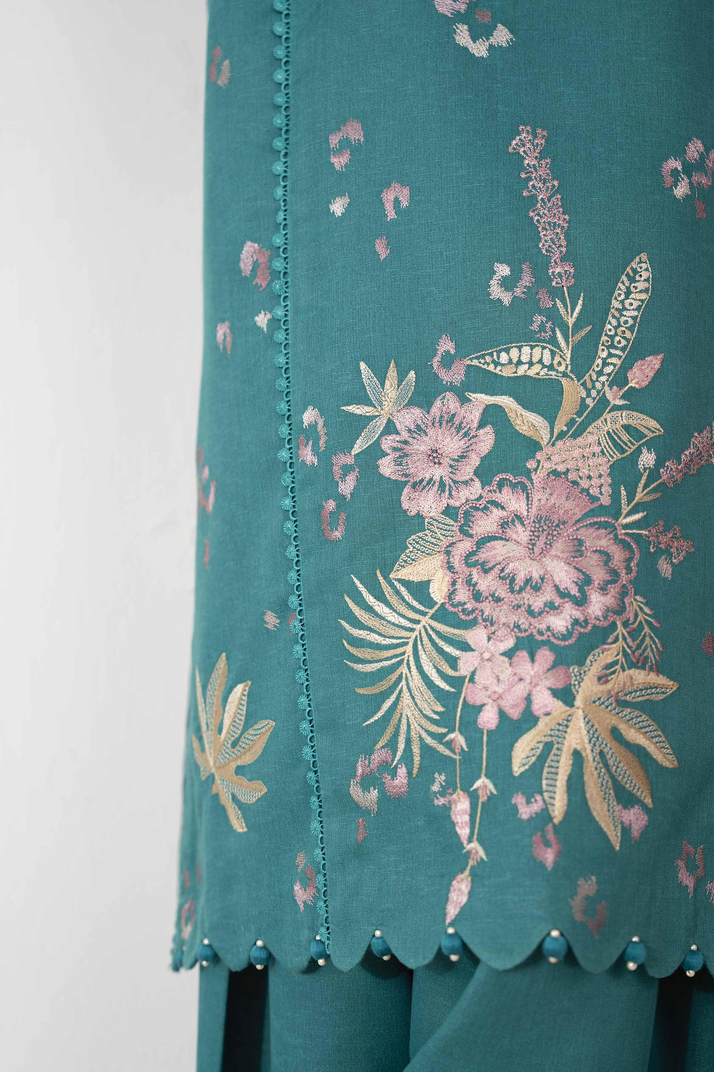 2 Piece - Embroidered Suit - 42502806 for Women - Unstitched Collection | Nishat | Shop Online