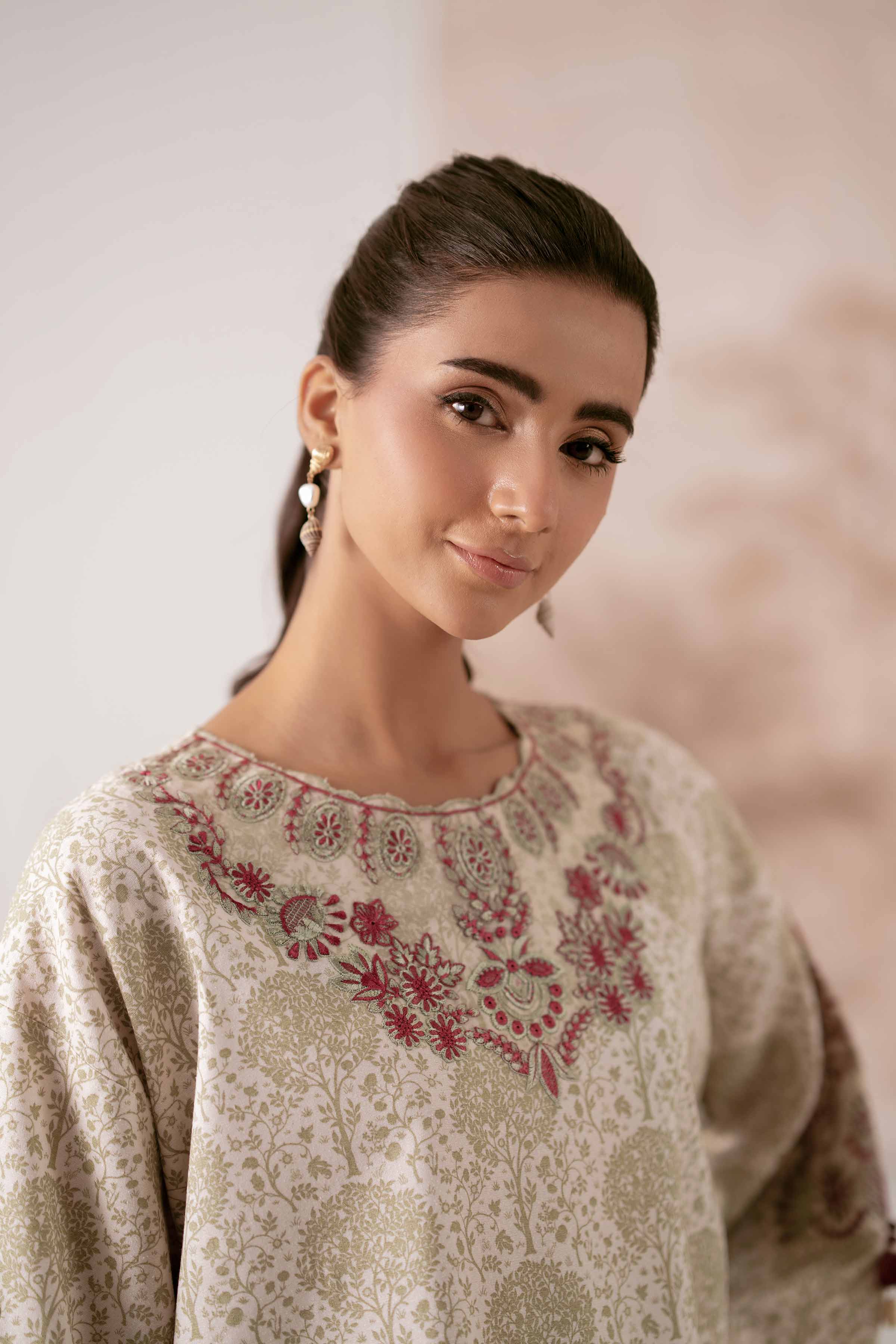 2 Piece - Printed Embroidered Suit - 42502810 for Women - Unstitched Collection | Nishat | Shop Online
