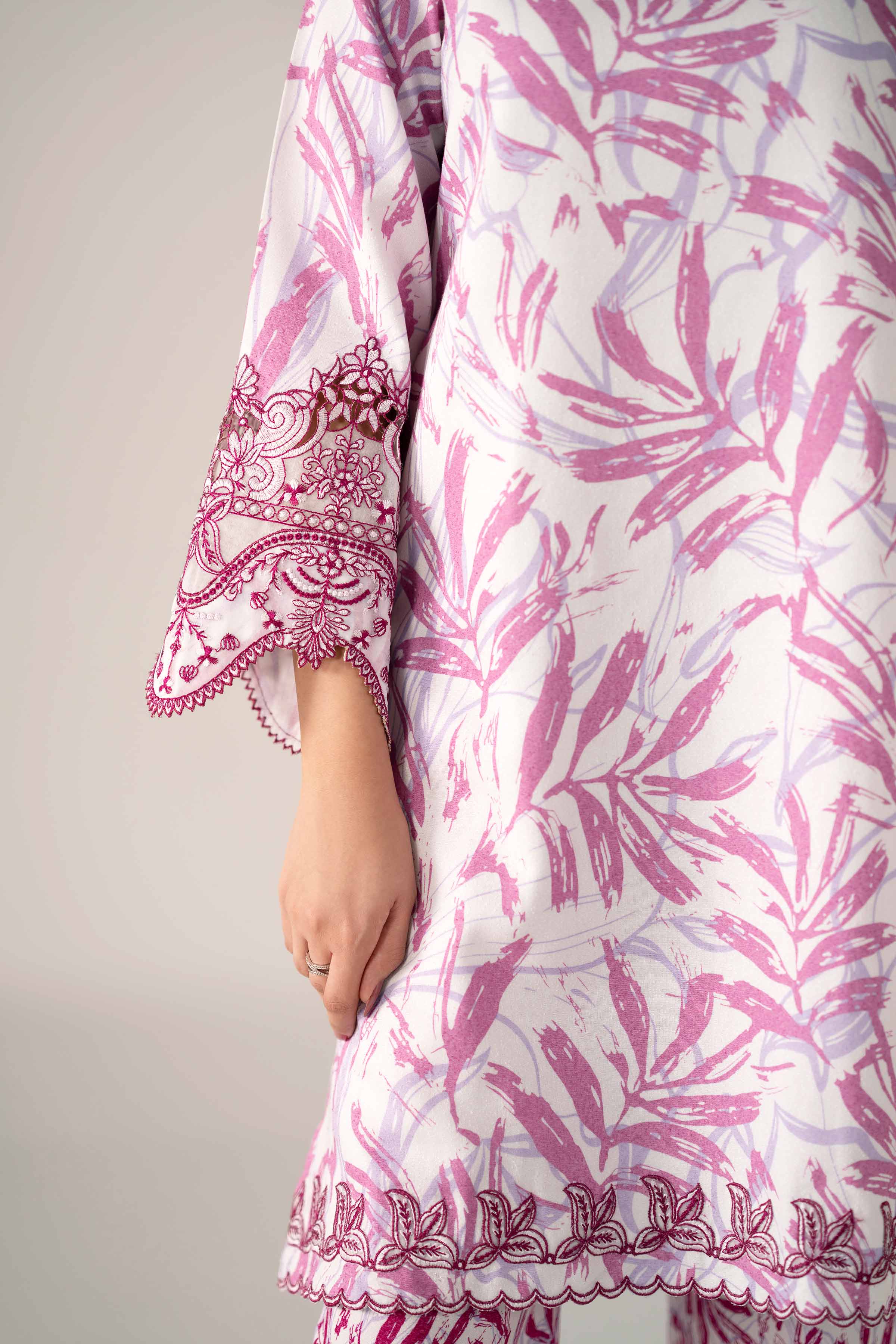 2 Piece - Printed Embroidered Suit - 42502811 for Women - Unstitched Collection | Nishat | Shop Online