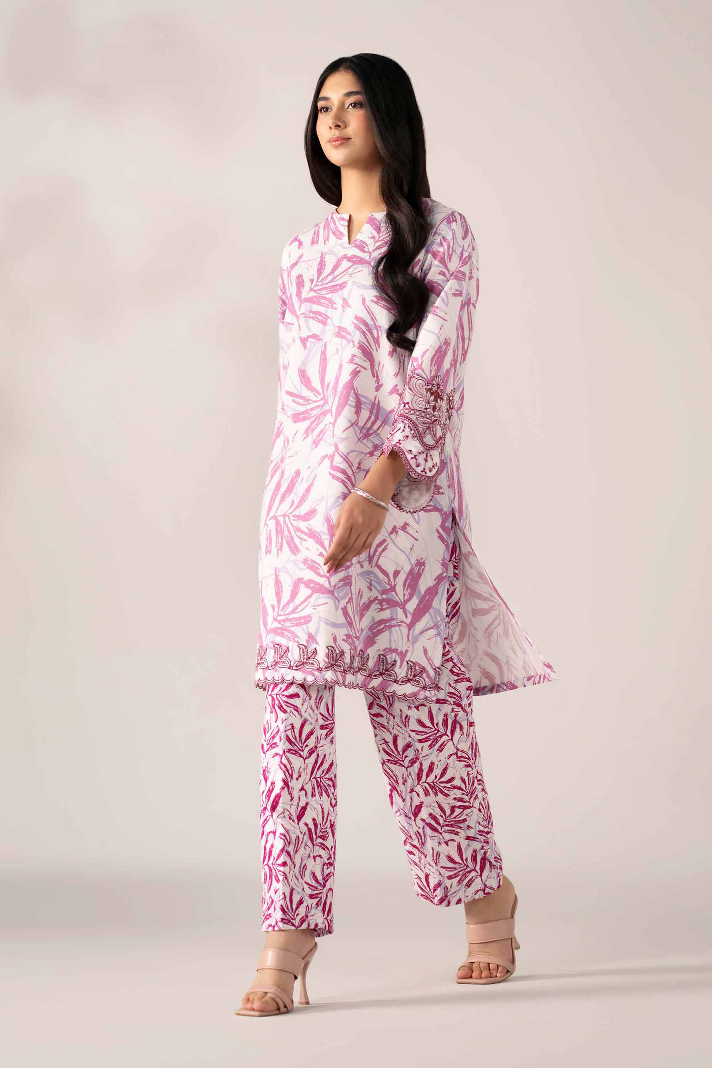 2 Piece - Printed Embroidered Suit - 42502811 for Women - Unstitched Collection | Nishat | Shop Online