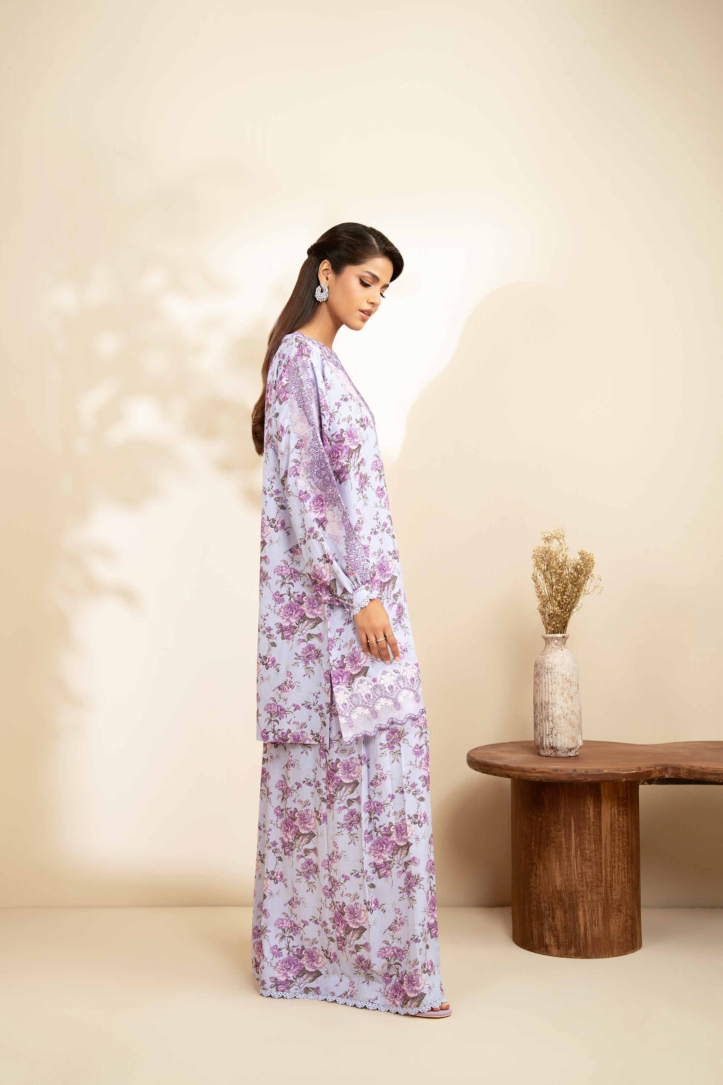 2 Piece - Printed Embroidered Suit - 42502812 for Women - Unstitched Collection | Nishat | Shop Online