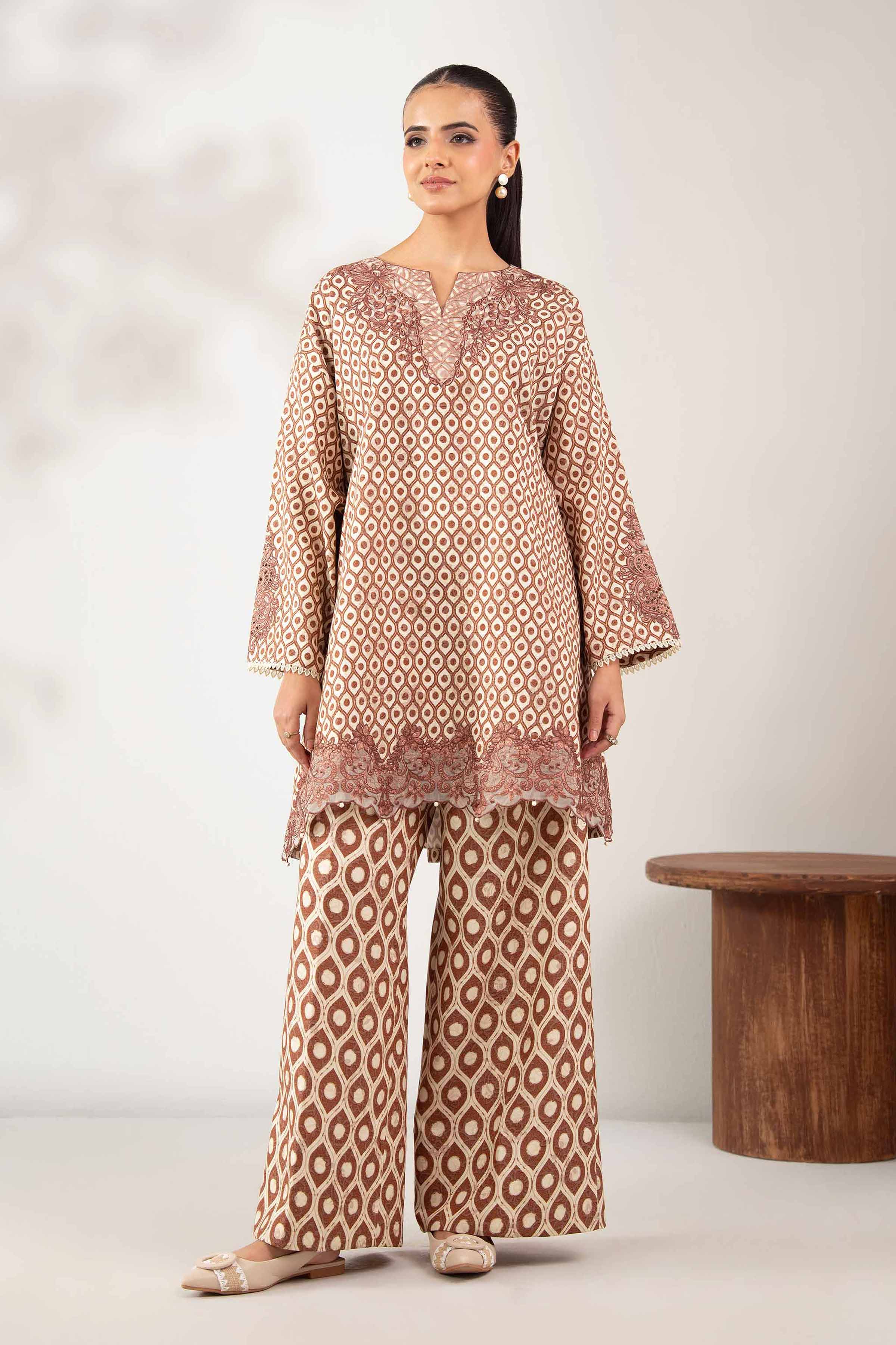 2 Piece - Printed Embroidered Suit - 42502815 for Women - Unstitched Collection | Nishat | Shop Online