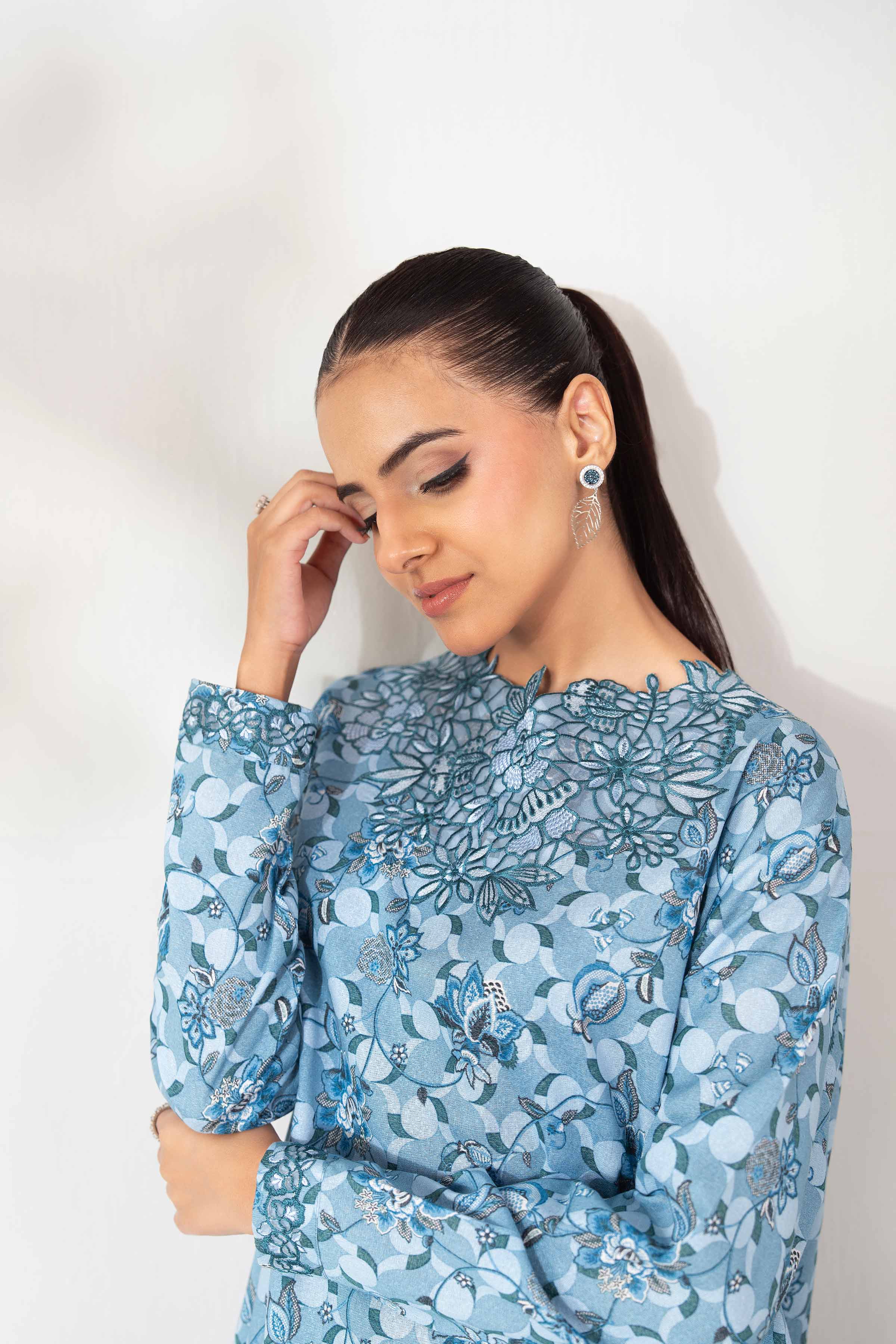 2 Piece - Printed Embroidered Suit - 42502818 for Women - Unstitched Collection | Nishat | Shop Online