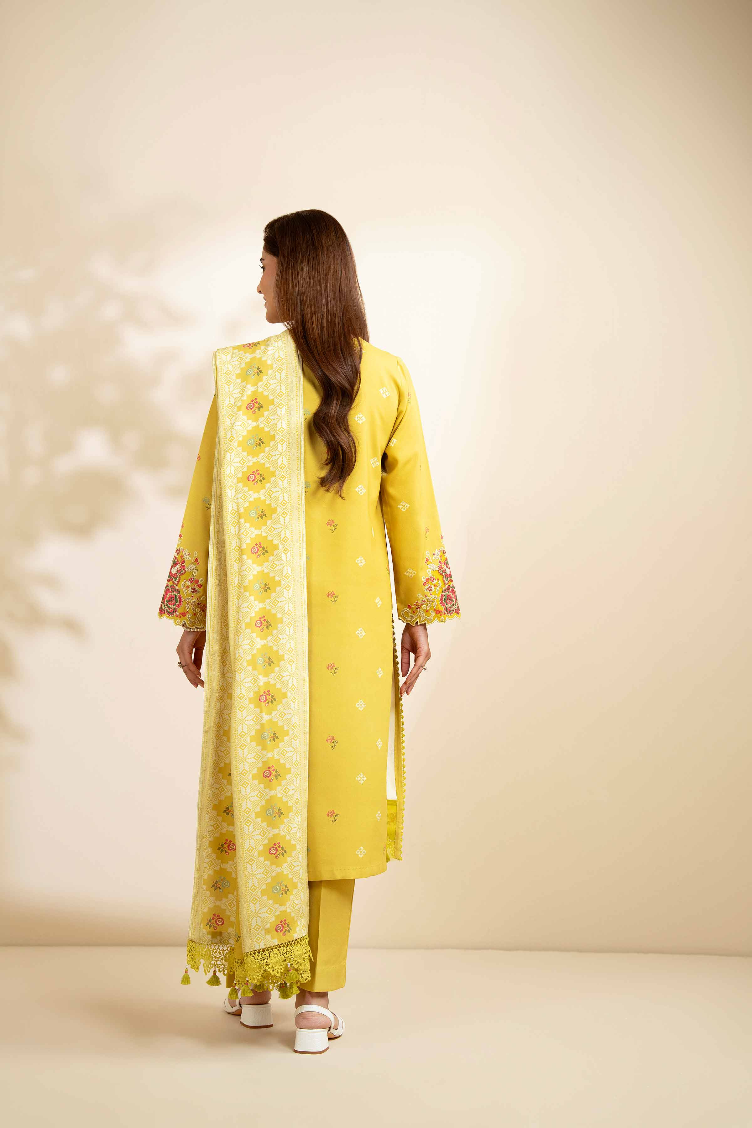 3 Piece - Printed Embroidered Suit - 42502820 for Women - Unstitched Collection | Nishat | Shop Online