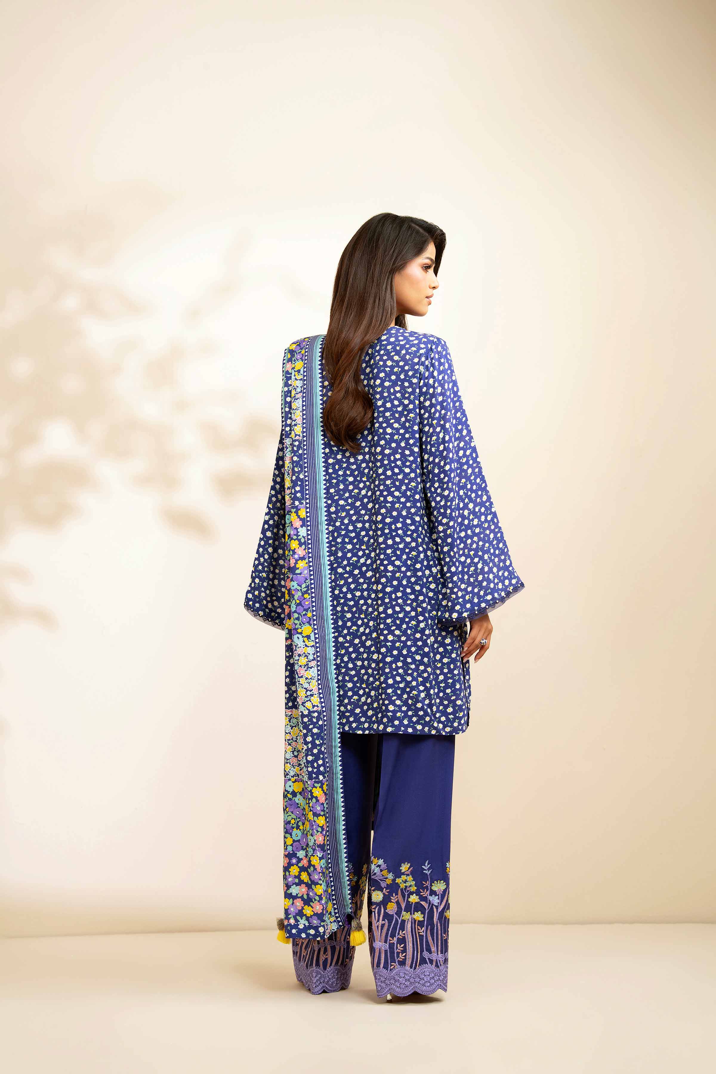3 Piece - Printed Embroidered Suit - 42502825 for Women - Unstitched Collection | Nishat | Shop Online
