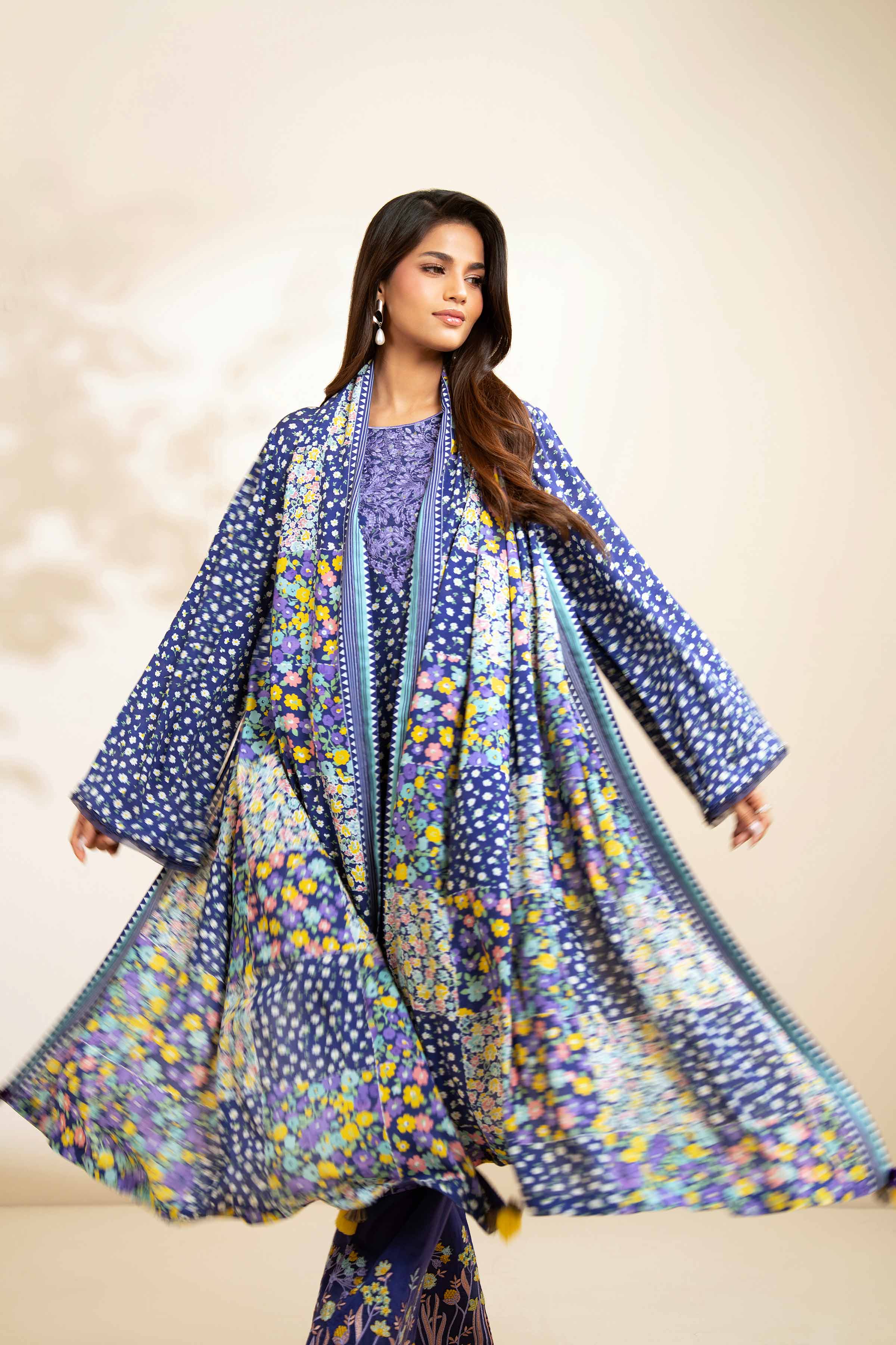 3 Piece - Printed Embroidered Suit - 42502825 for Women - Unstitched Collection | Nishat | Shop Online