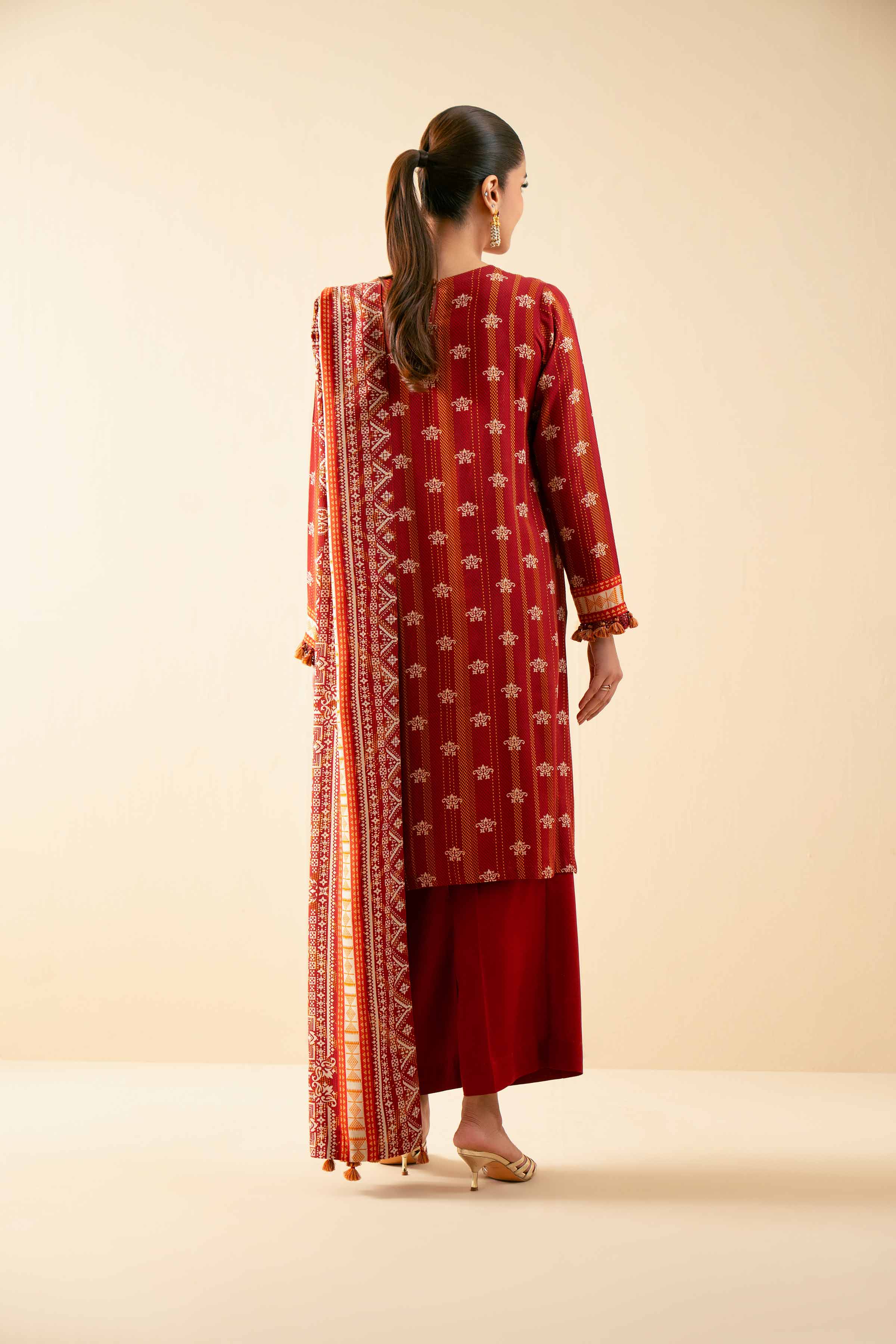 3 Piece - Printed Embroidered Suit - 42502827 for Women - Unstitched Collection | Nishat | Shop Online