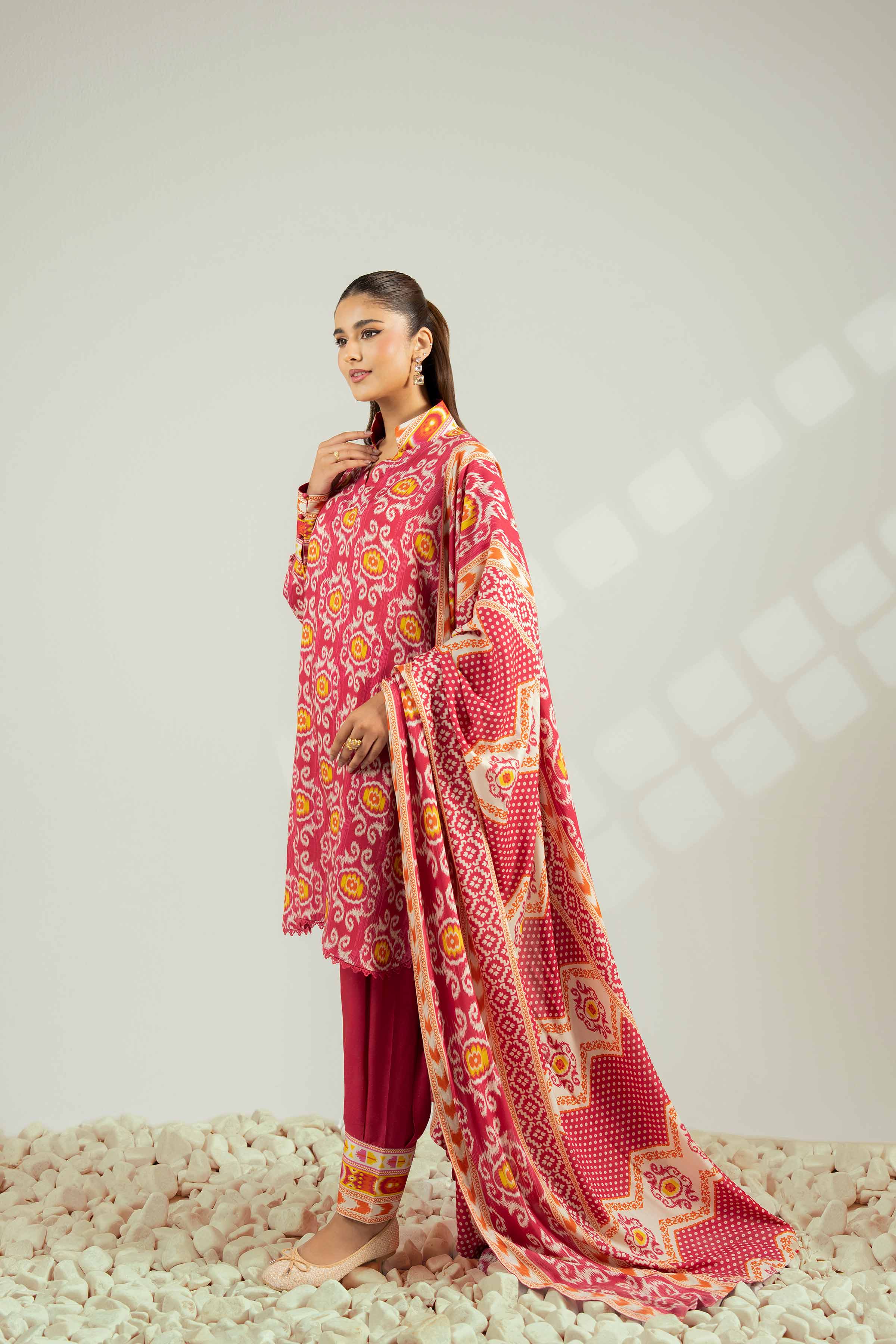 3 Piece - Printed Suit - 42502832 for Women - Unstitched Collection | Nishat | Shop Online