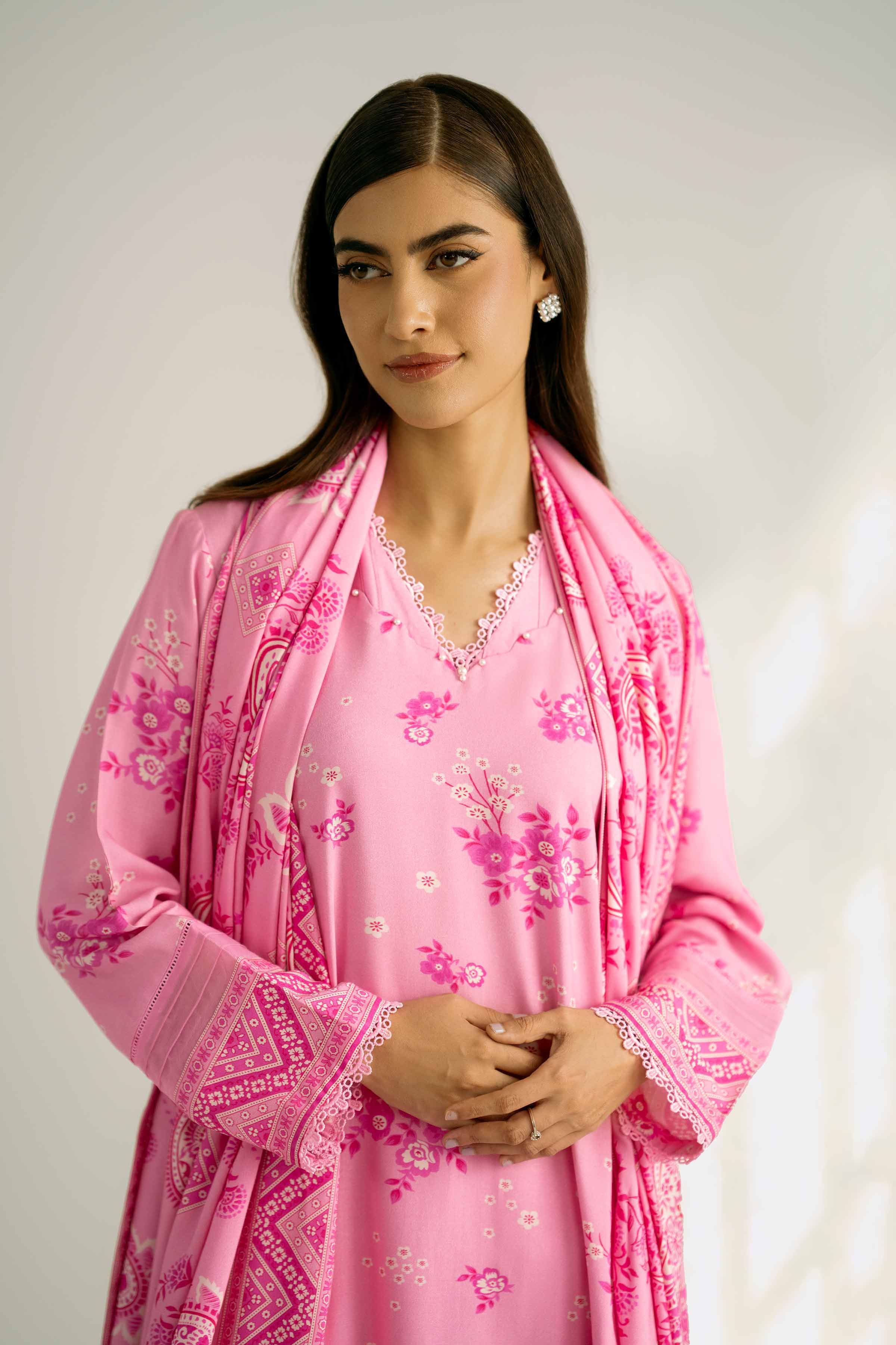 3 Piece - Printed Suit - 42502834 for Women - Unstitched Collection | Nishat | Shop Online