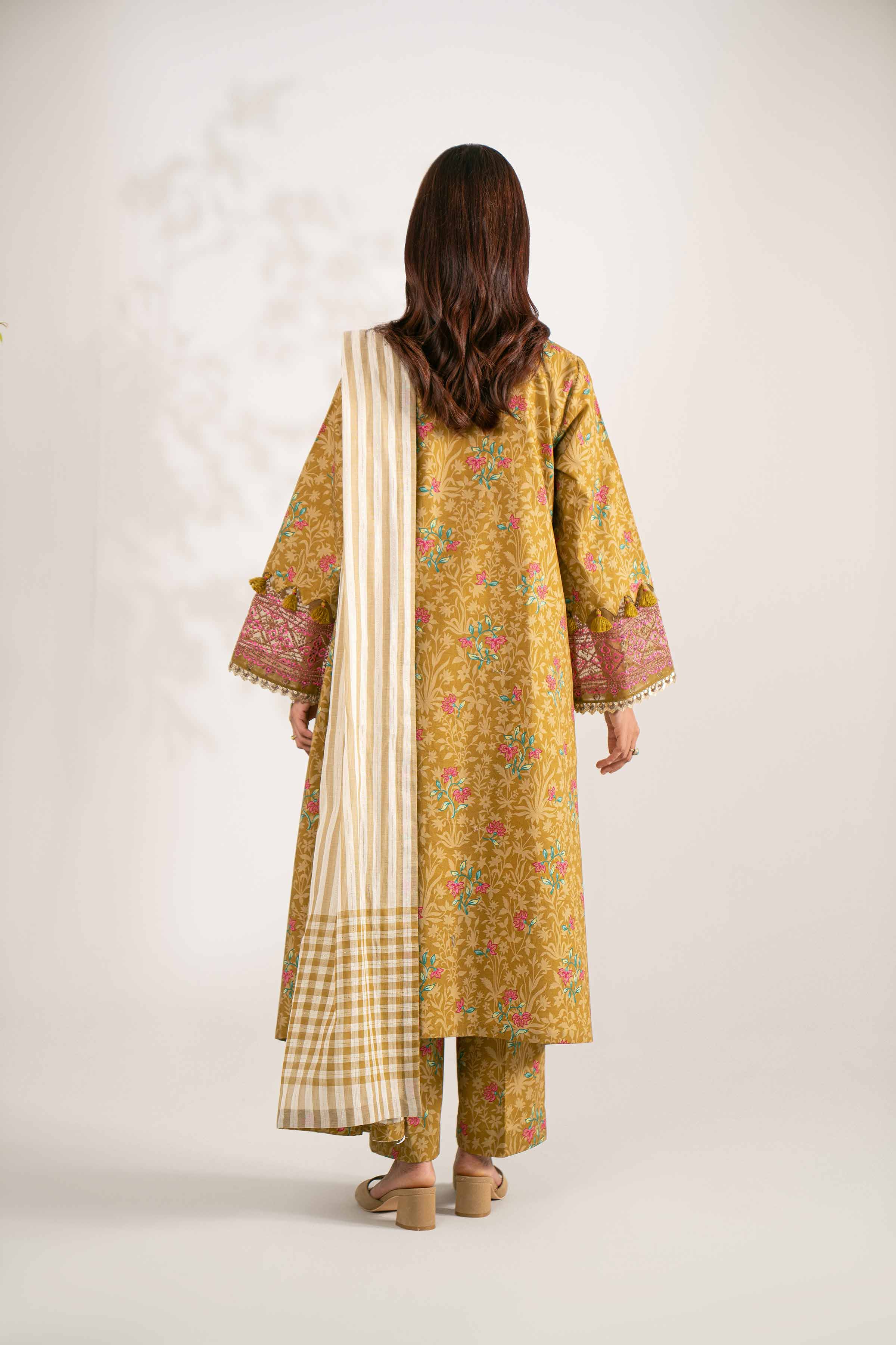 3 Piece - Printed Embroidered Suit - 42502840 for Women - Unstitched Collection | Nishat | Shop Online