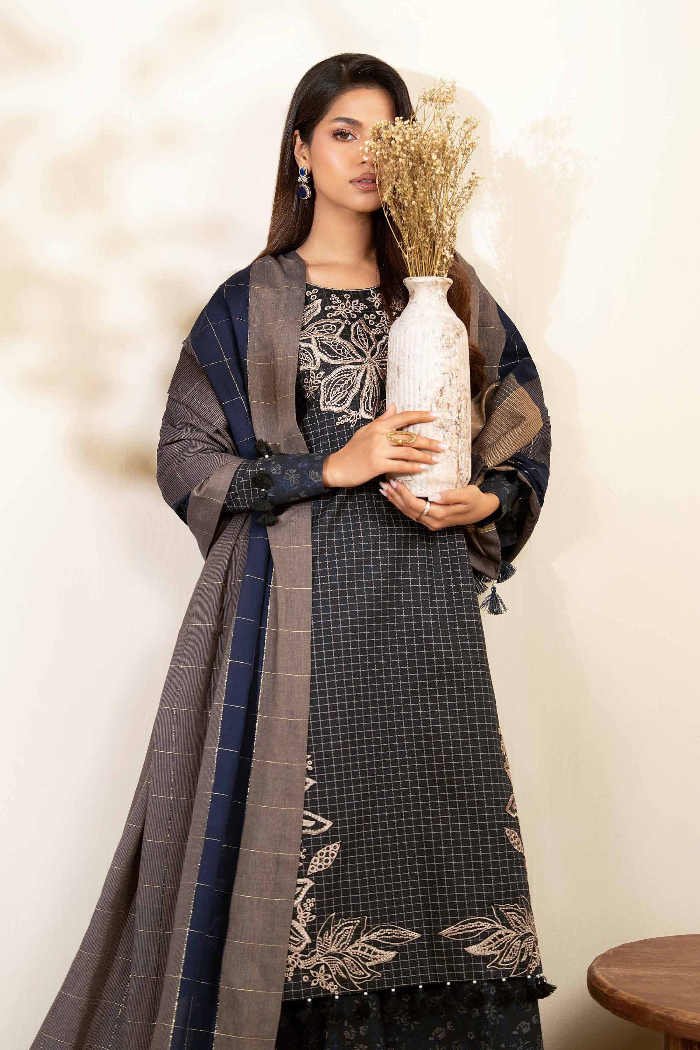 3 Piece - Printed Embroidered Suit - 42502841 for Women - Unstitched Collection | Nishat | Shop Online