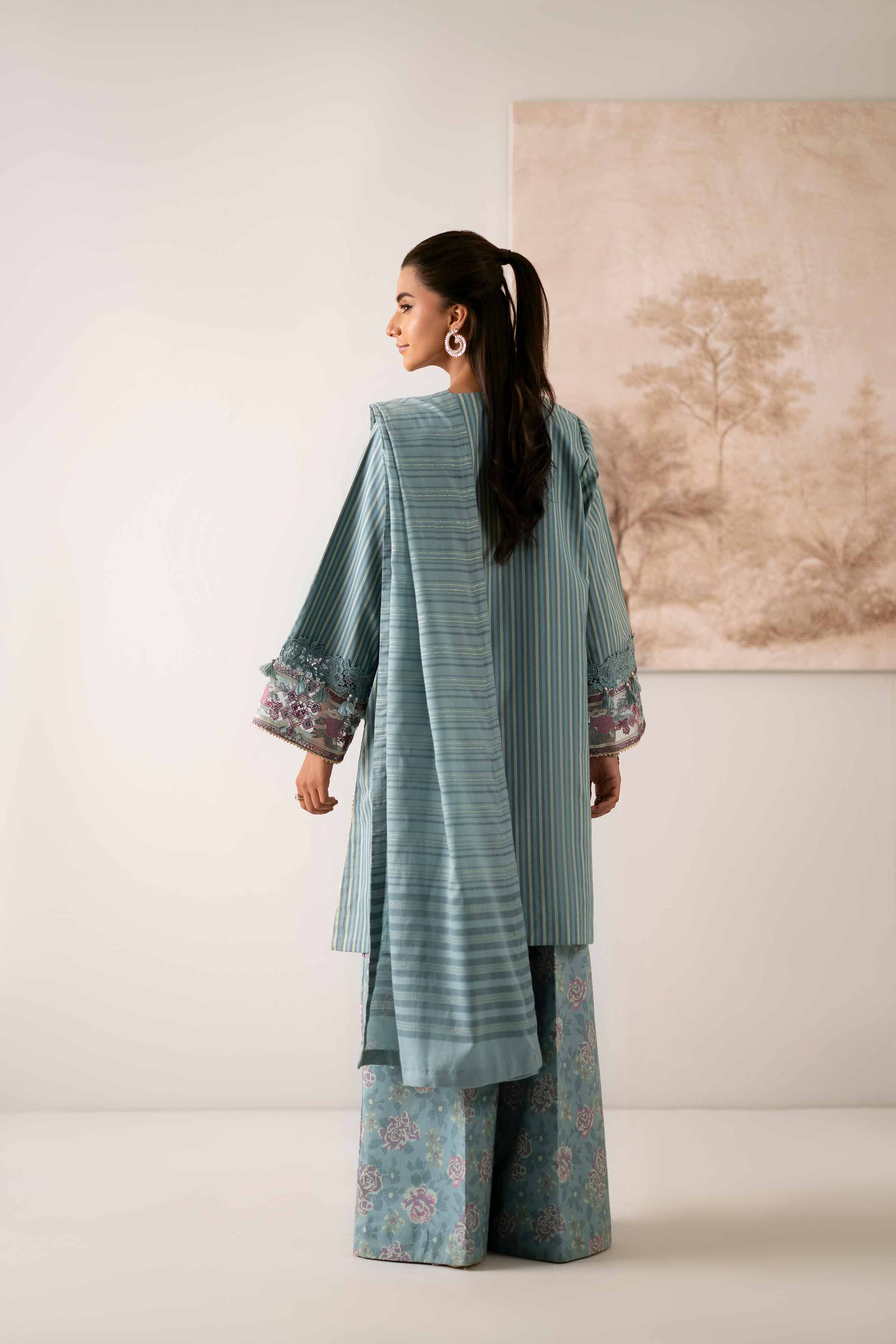 3 Piece - Printed Embroidered Suit - 42502842 for Women - Unstitched Collection | Nishat | Shop Online