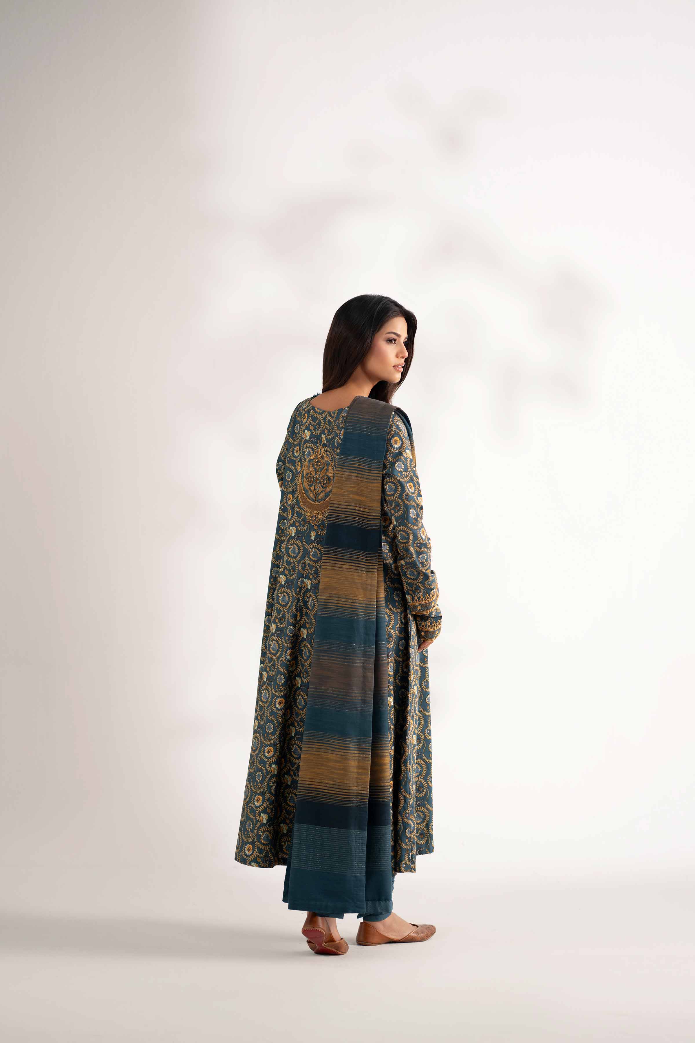 3 Piece - Printed Embroidered Suit - 42502843 for Women - Unstitched Collection | Nishat | Shop Online