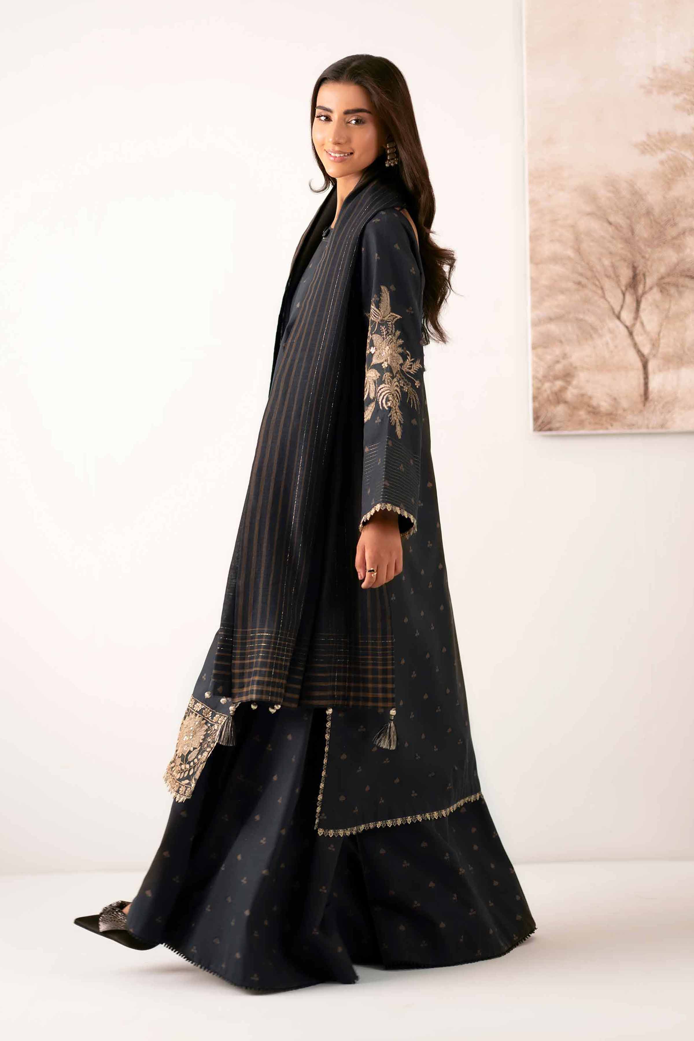 3 Piece - Printed Embroidered Suit - 42502848 for Women - Unstitched Collection | Nishat | Shop Online