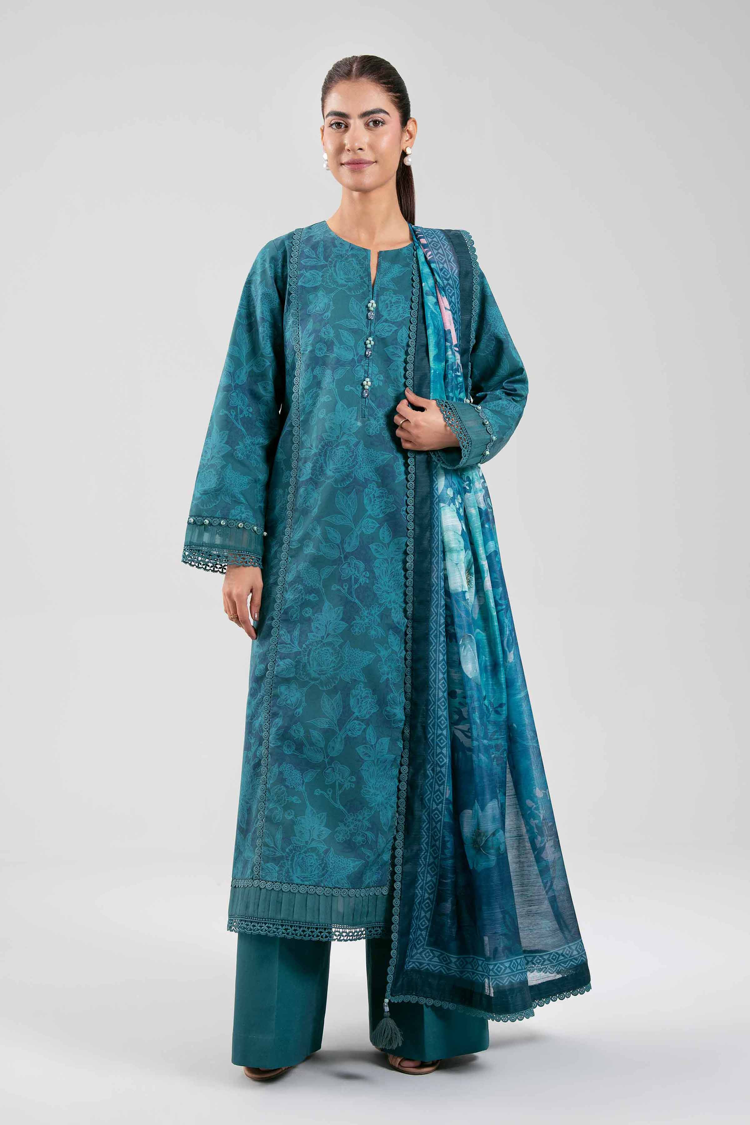 3 Piece - Digital Printed Suit - 42502867