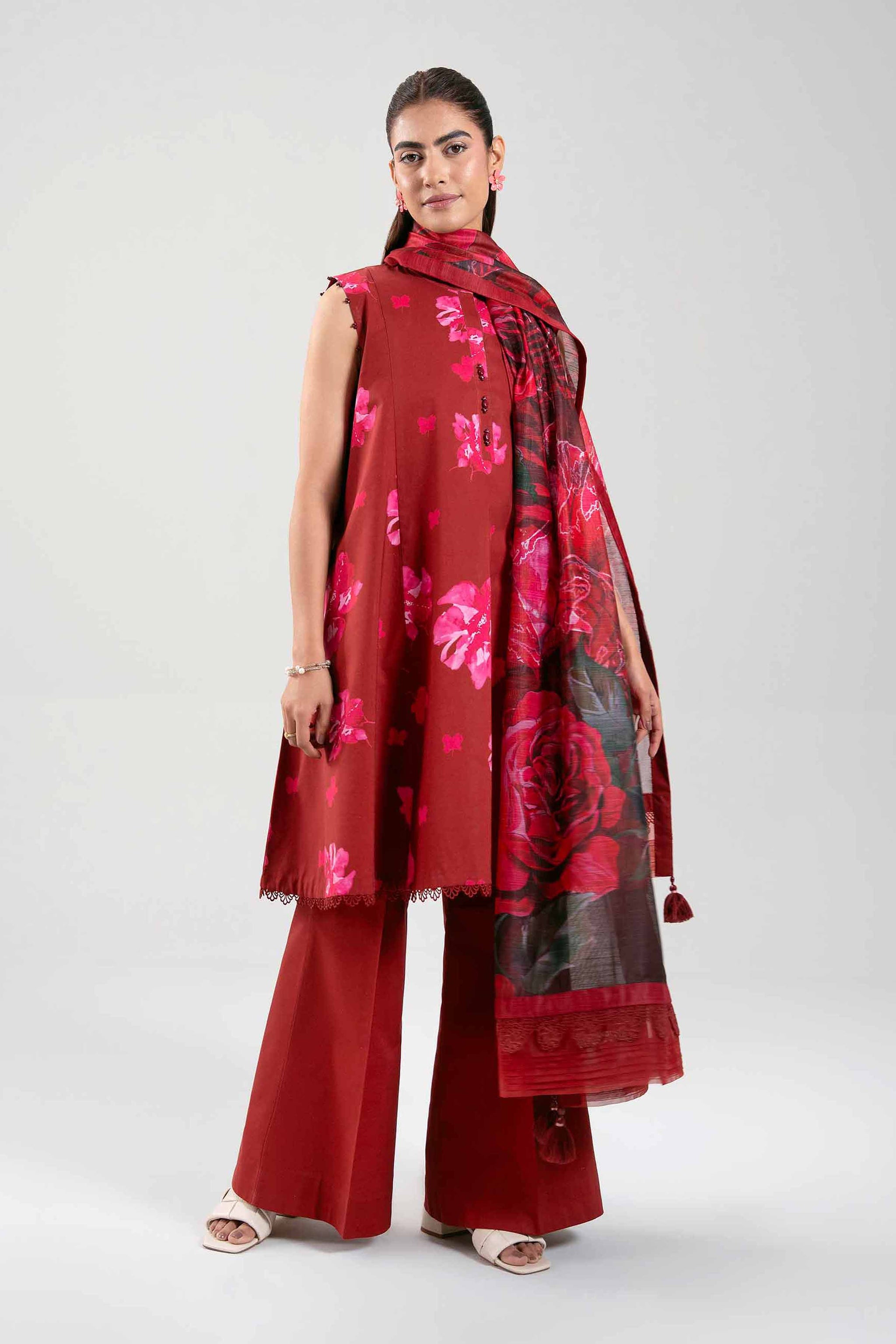 3 Piece - Digital Printed Suit - 42502868