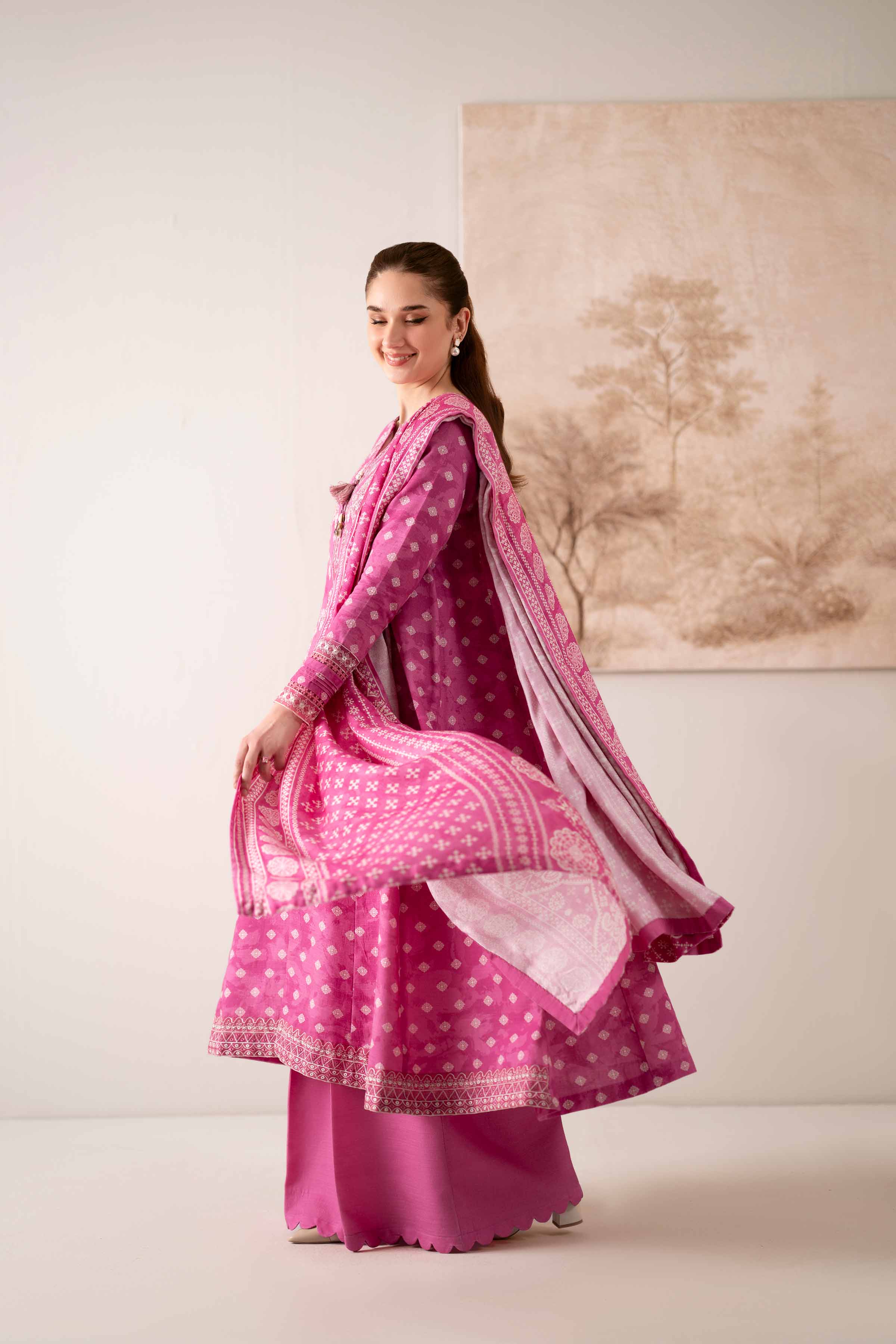 3 Piece - Printed Embroidered Suit - 42502871 for Women - Unstitched Collection | Nishat | Shop Online