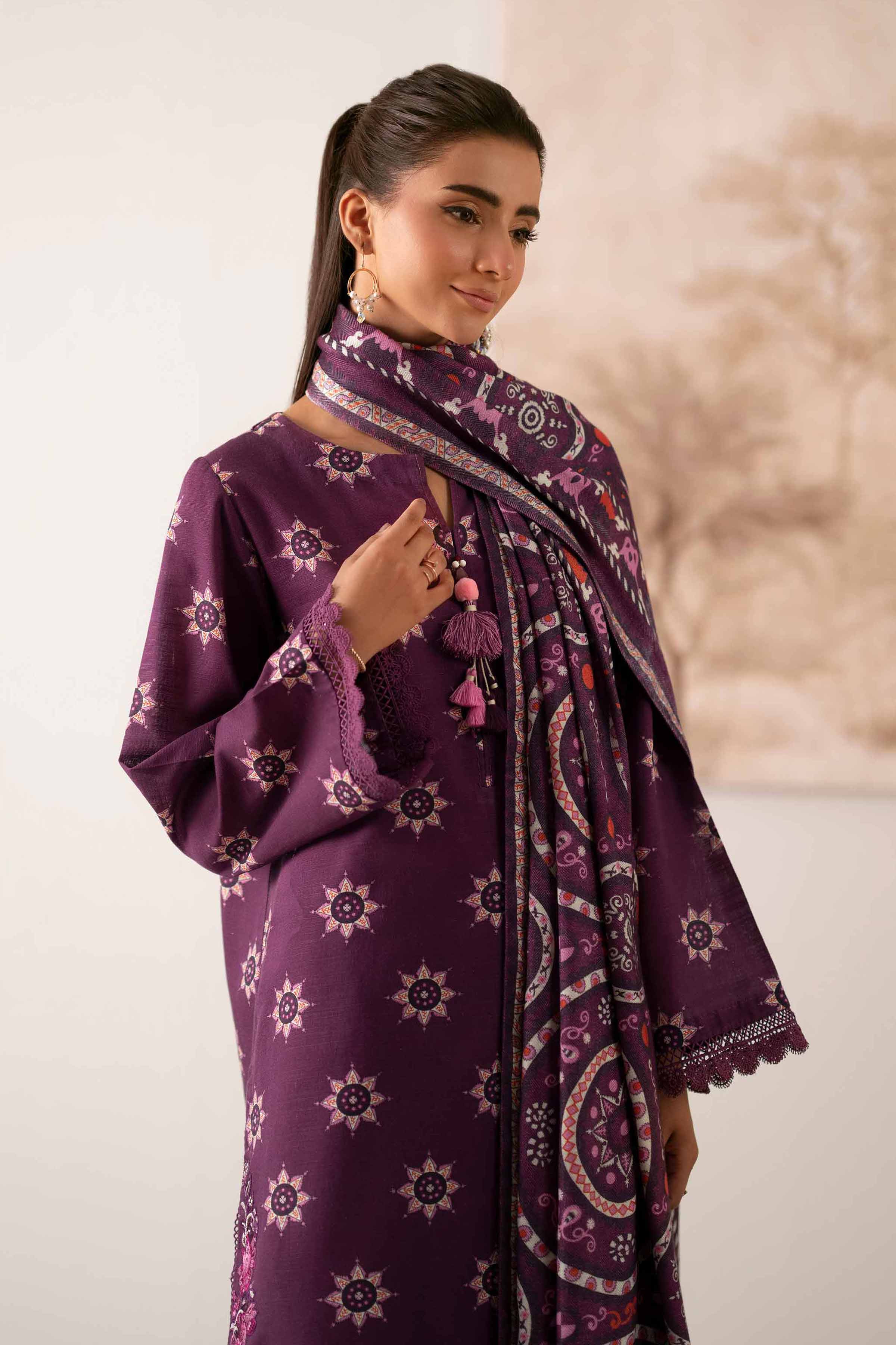 3 Piece - Printed Embroidered Suit - 42502877 for Women - Unstitched Collection | Nishat | Shop Online