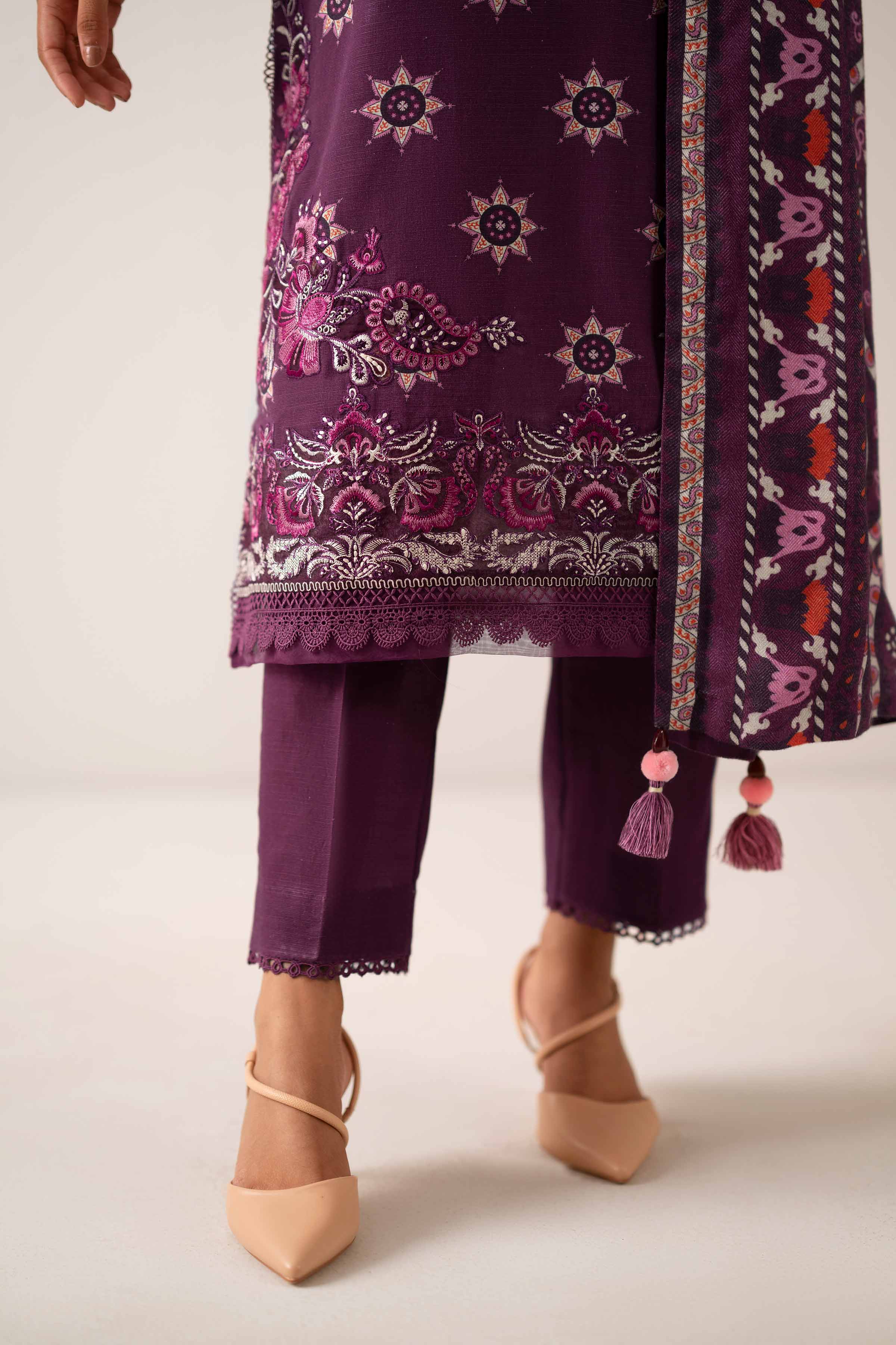 3 Piece - Printed Embroidered Suit - 42502877 for Women - Unstitched Collection | Nishat | Shop Online