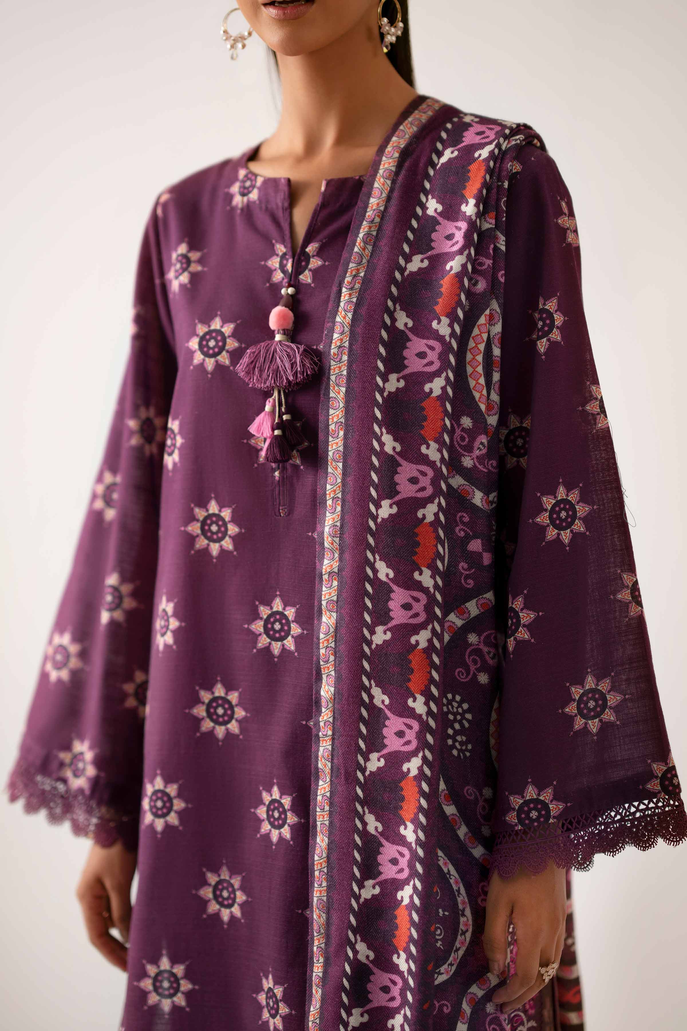 3 Piece - Printed Embroidered Suit - 42502877 for Women - Unstitched Collection | Nishat | Shop Online