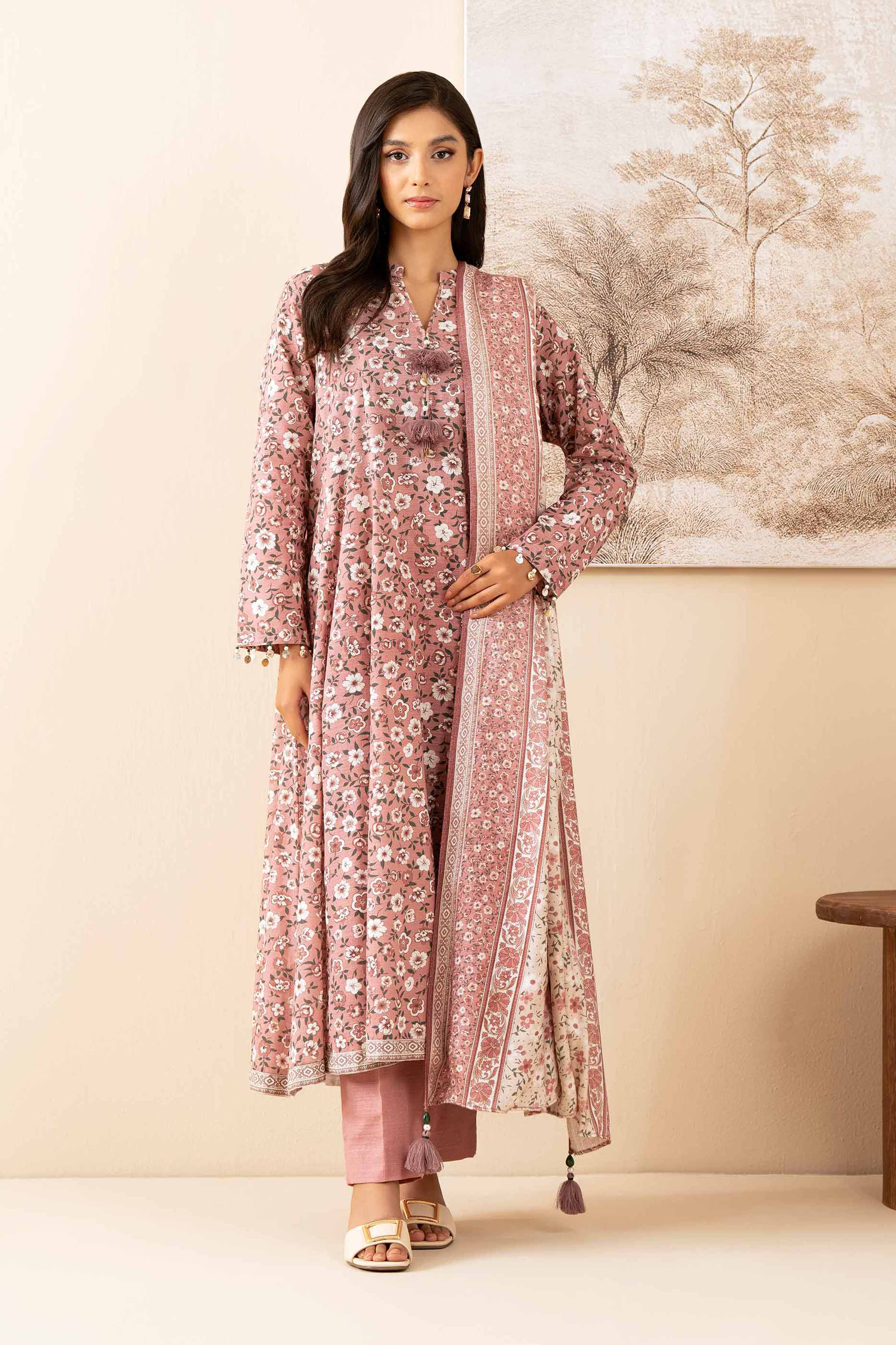 3 Piece - Printed Suit - 42502879 for Women - Unstitched Collection | Nishat | Shop Online
