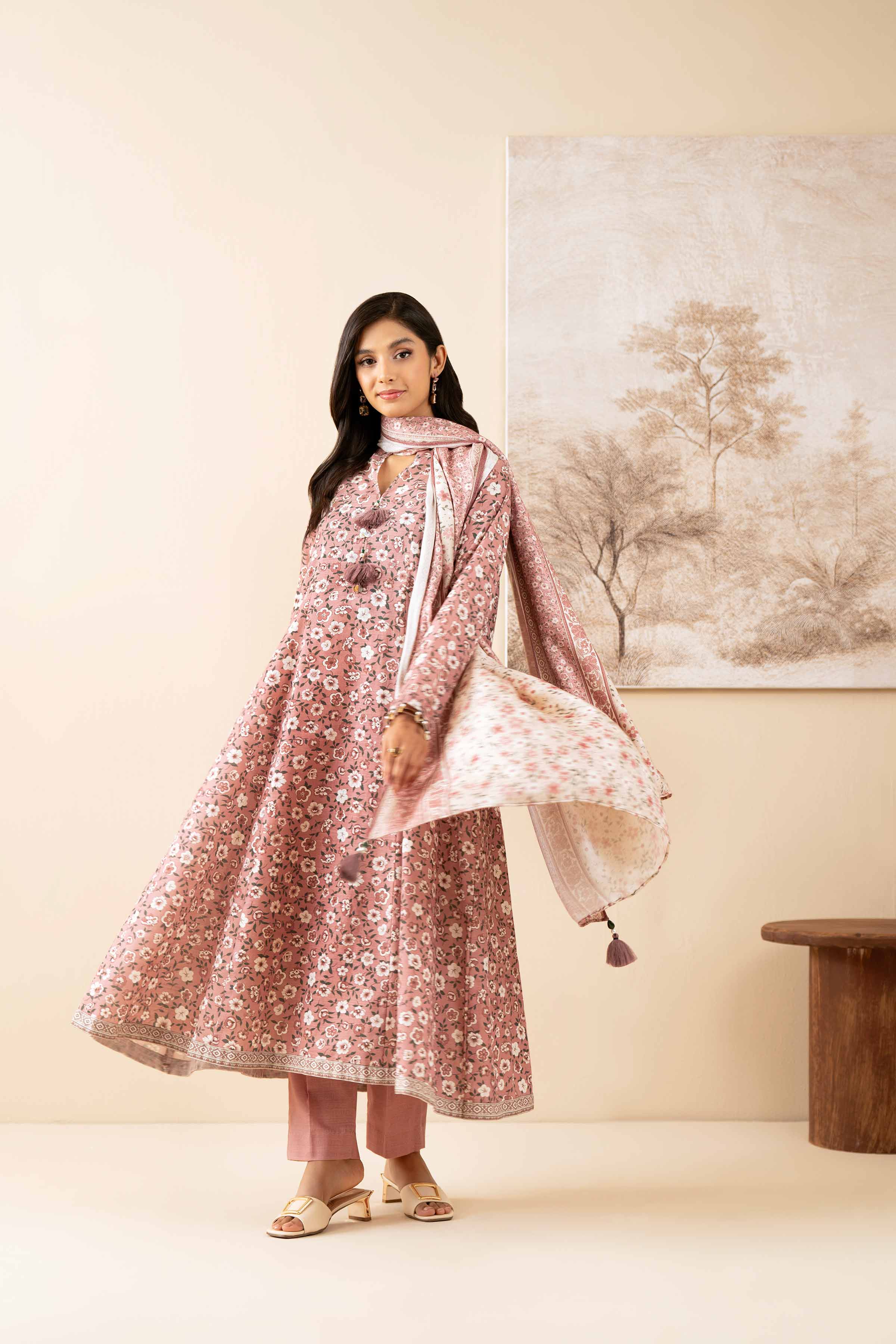 3 Piece - Printed Suit - 42502879 for Women - Unstitched Collection | Nishat | Shop Online