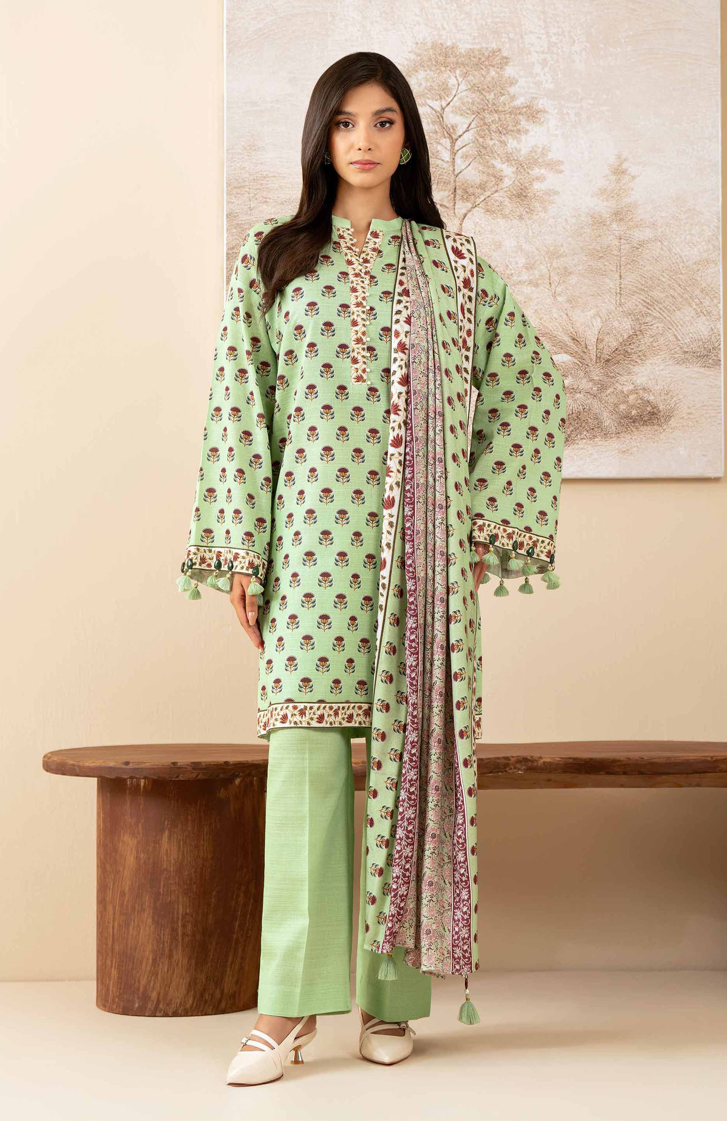 3 Piece - Printed Suit - 42502882 for Women - Unstitched Collection | Nishat | Shop Online
